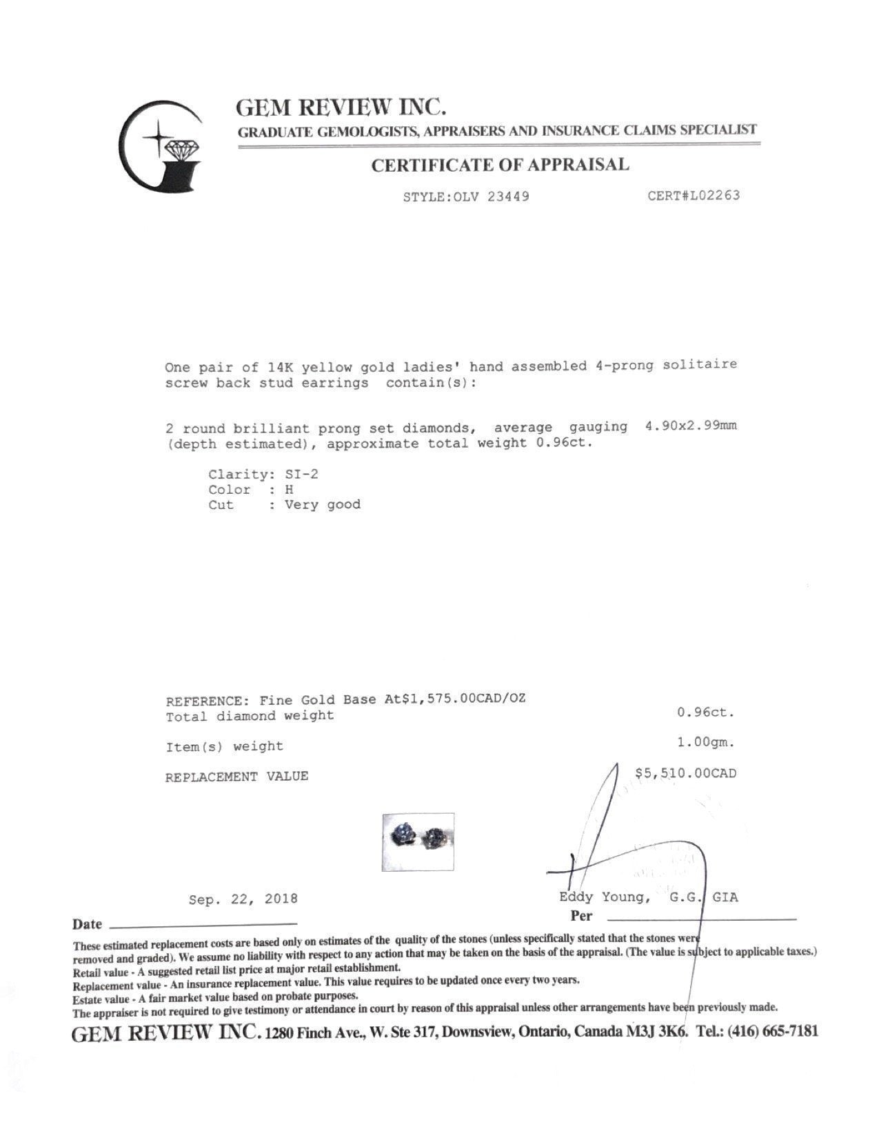 Diamond Stud Earrings