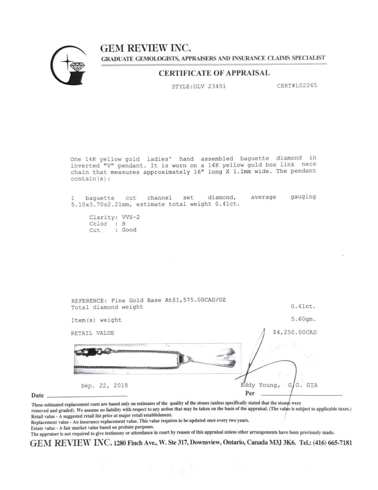 Diamond Pendant Necklace