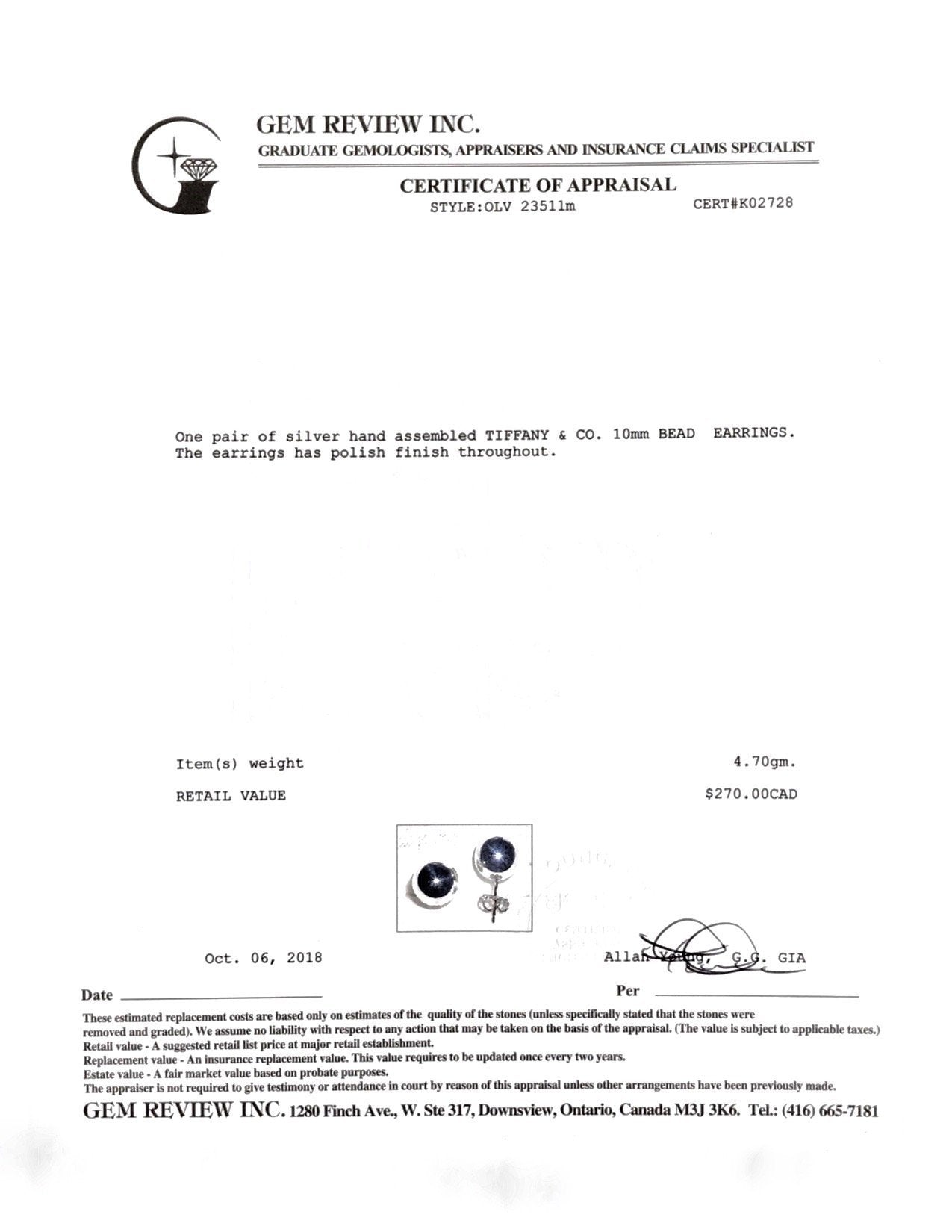 Tiffany & Co. HardWear Ball Earrings