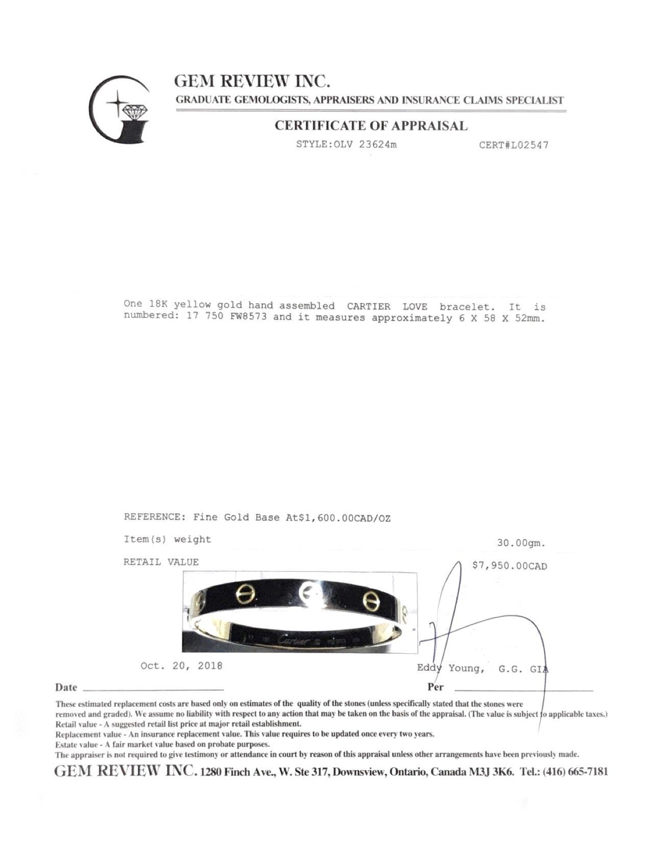 Cartier Love Bracelet