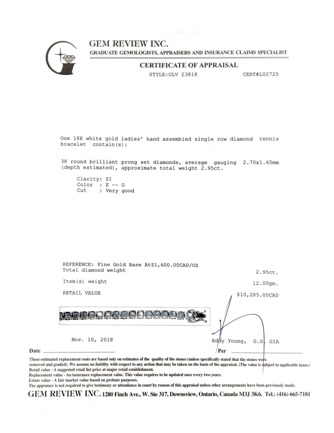 Diamond Tennis Bracelet