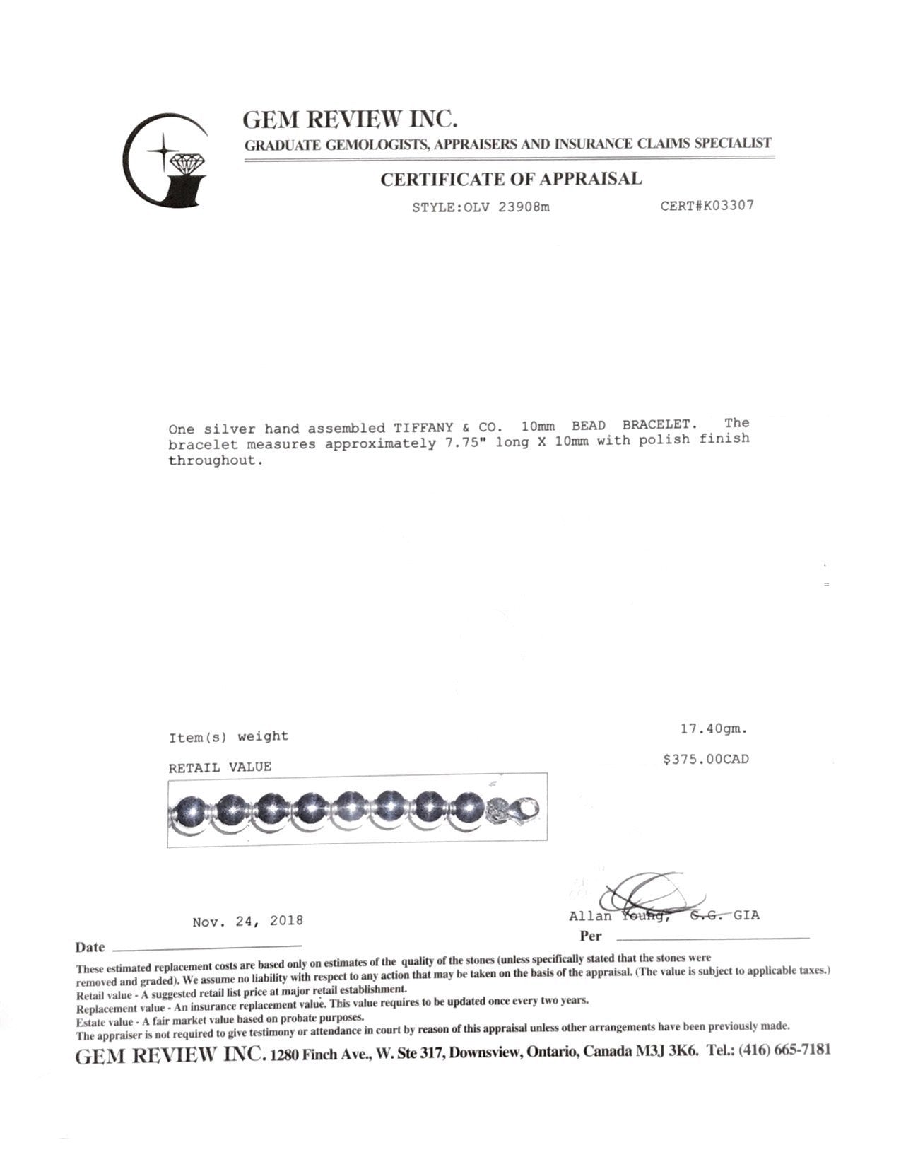 Tiffany & Co. HardWear Ball Bracelet