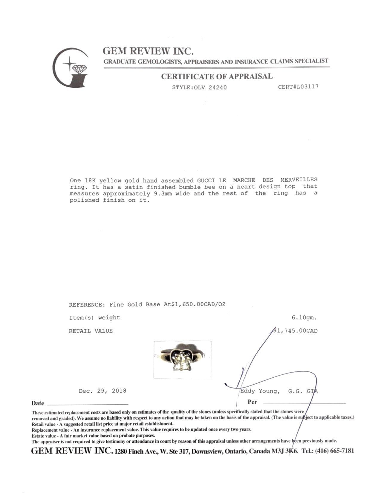 Gucci Le Marche Des Merveilles Ring