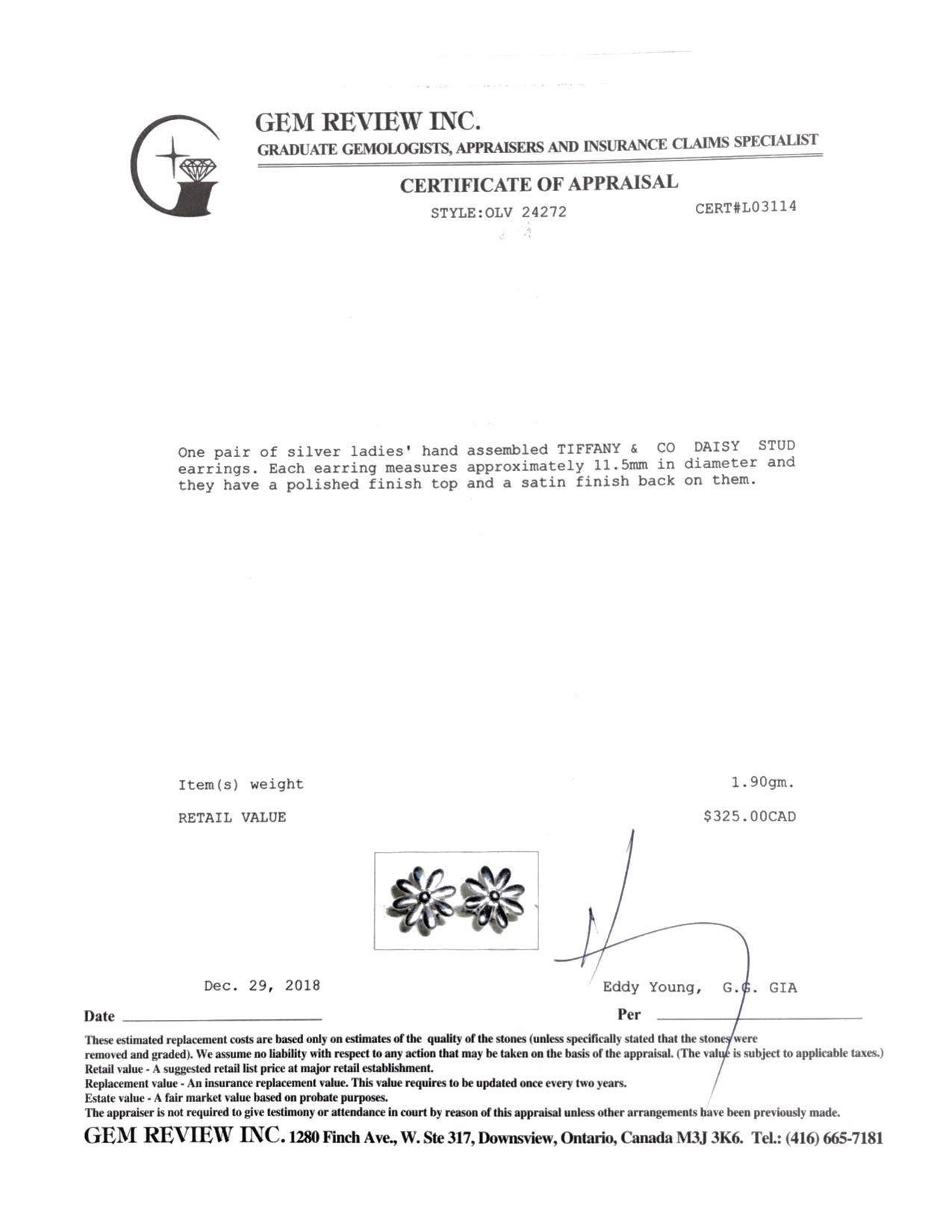 Tiffany & Co. Daisy Stud Earrings