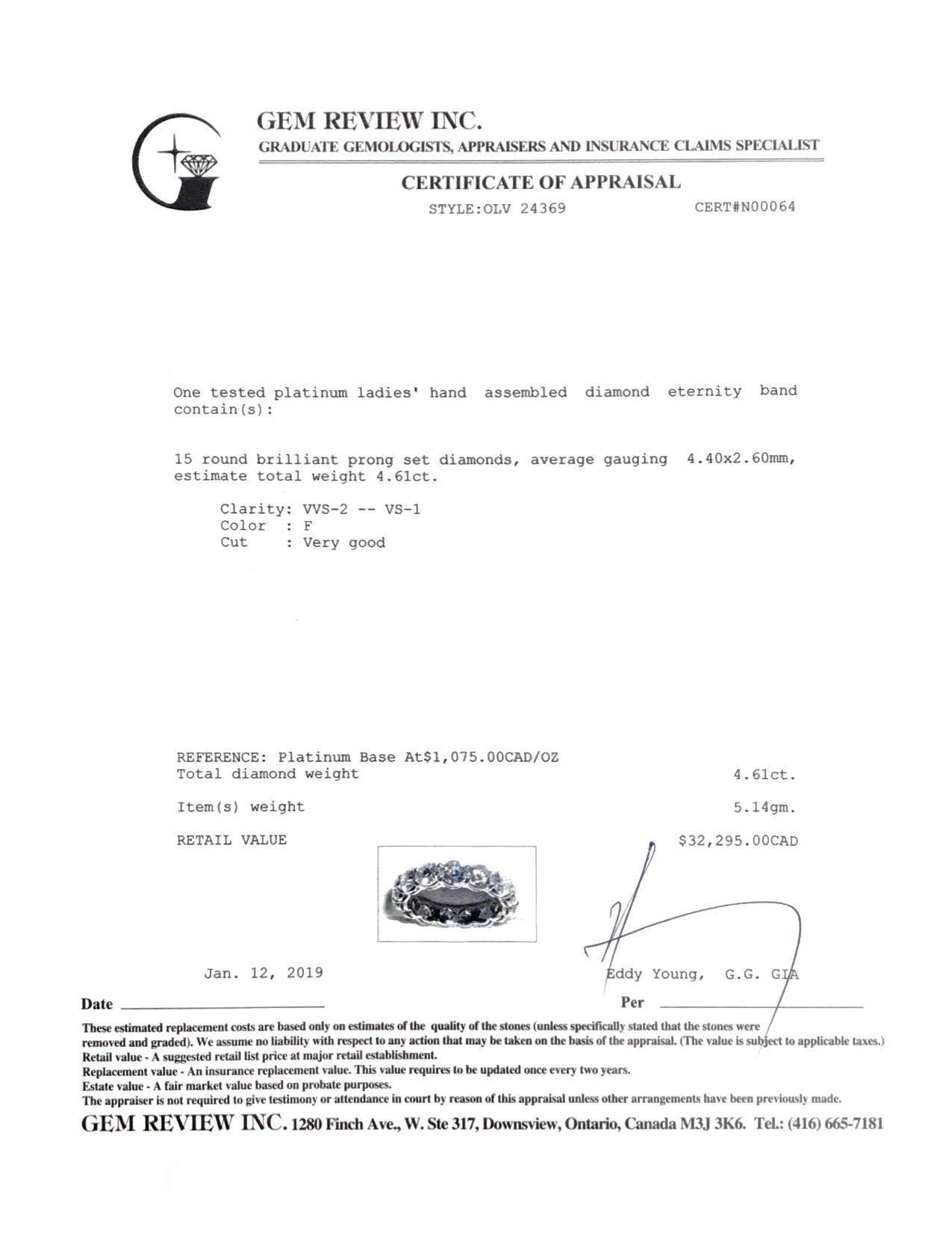 Diamond Eternity Band Ring