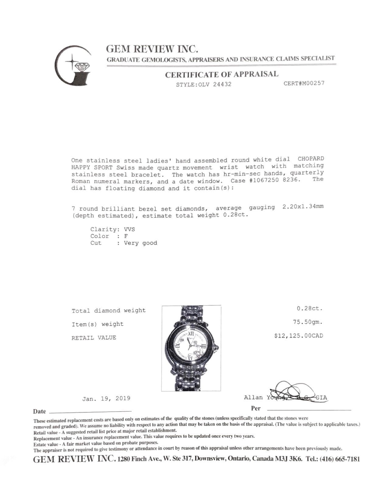 Chopard Happy Sport Watch