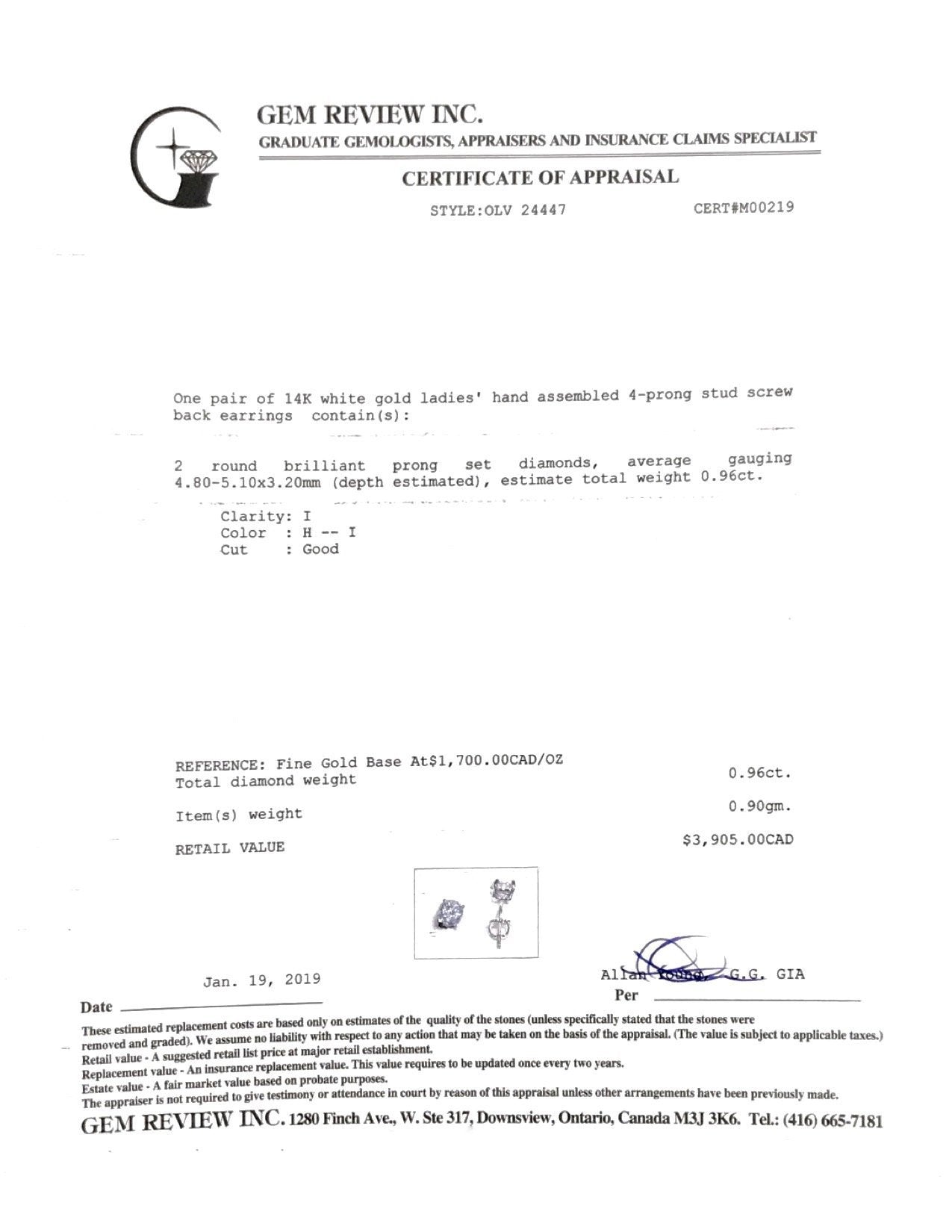 Diamond Stud Earrings