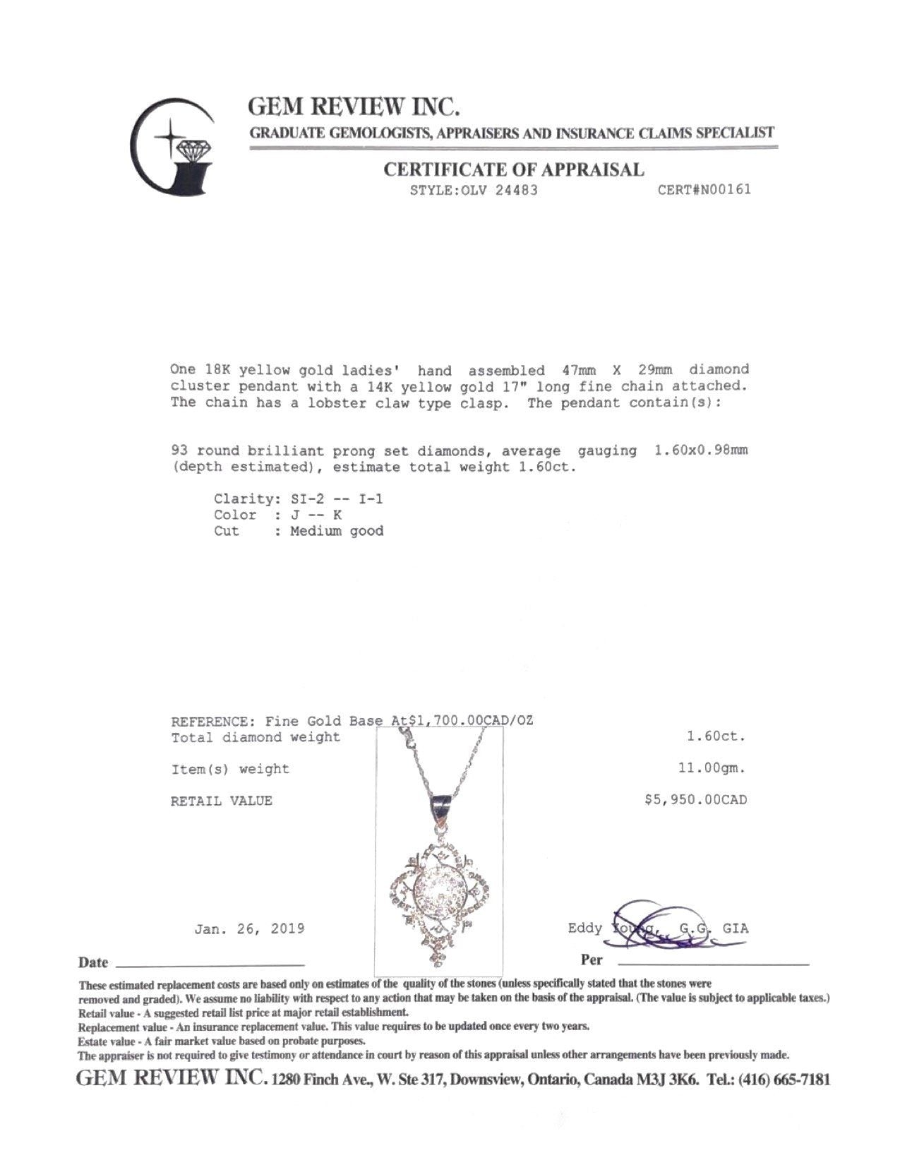 Diamond Pendant Necklace