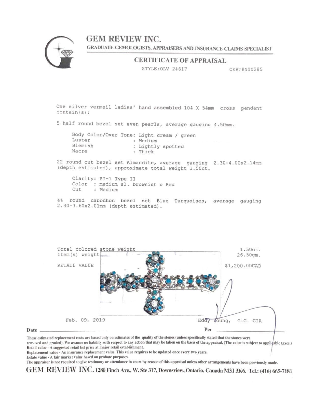 Antique Cross Pendant