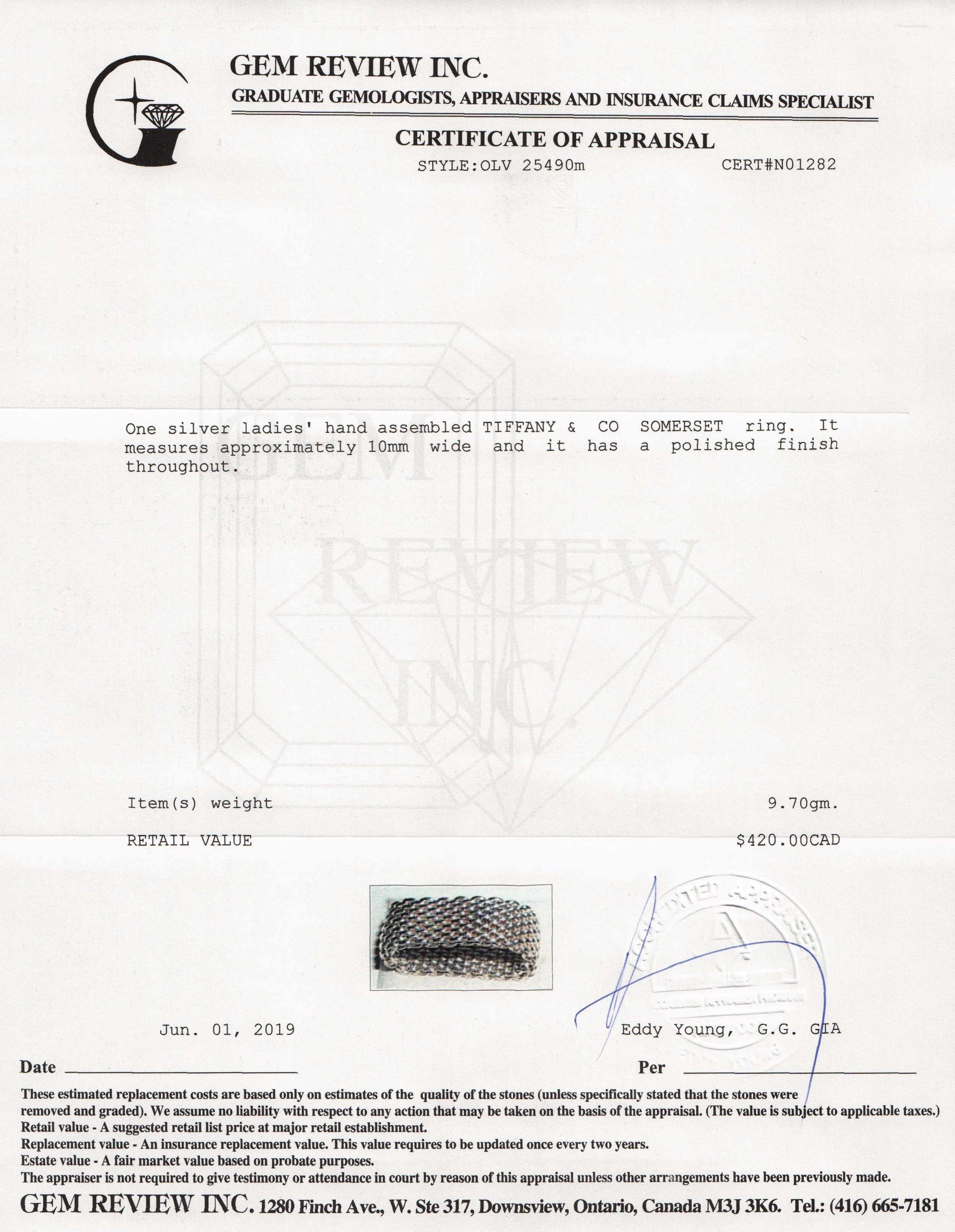 Tiffany & Co. Somerset Ring