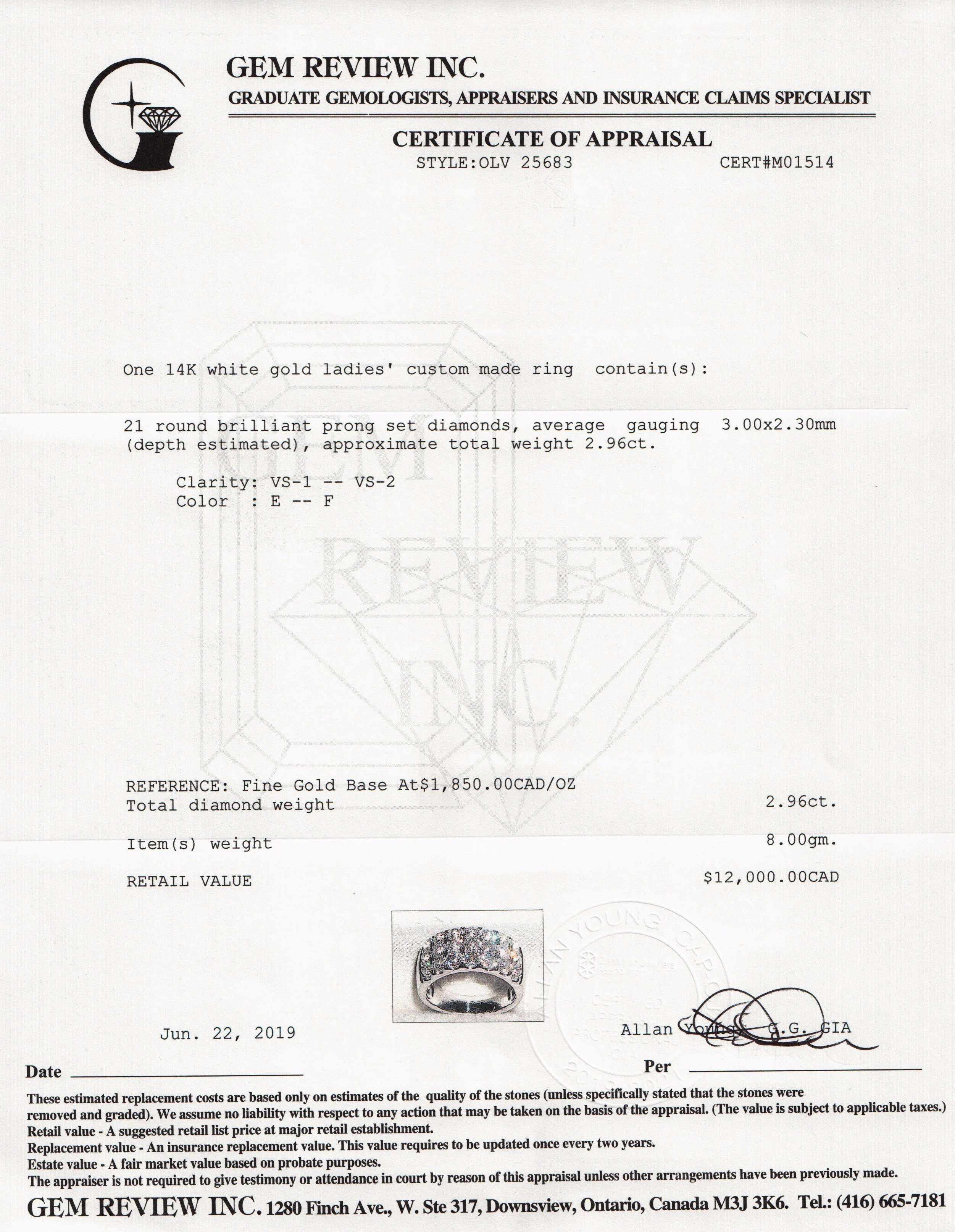 Crown of Light Diamond Ring