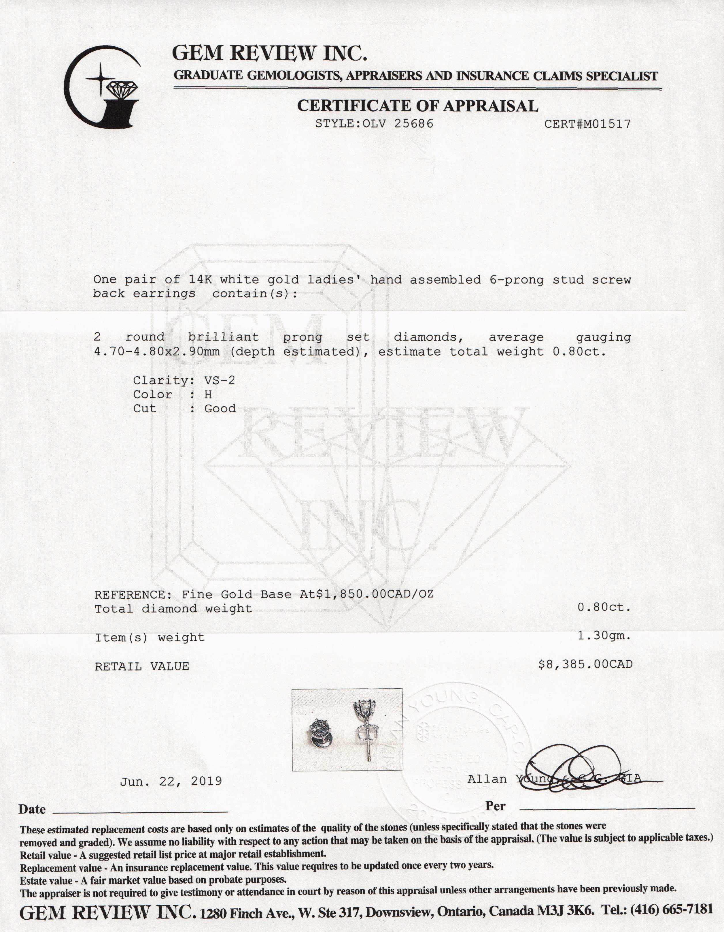 Diamond Stud Earrings