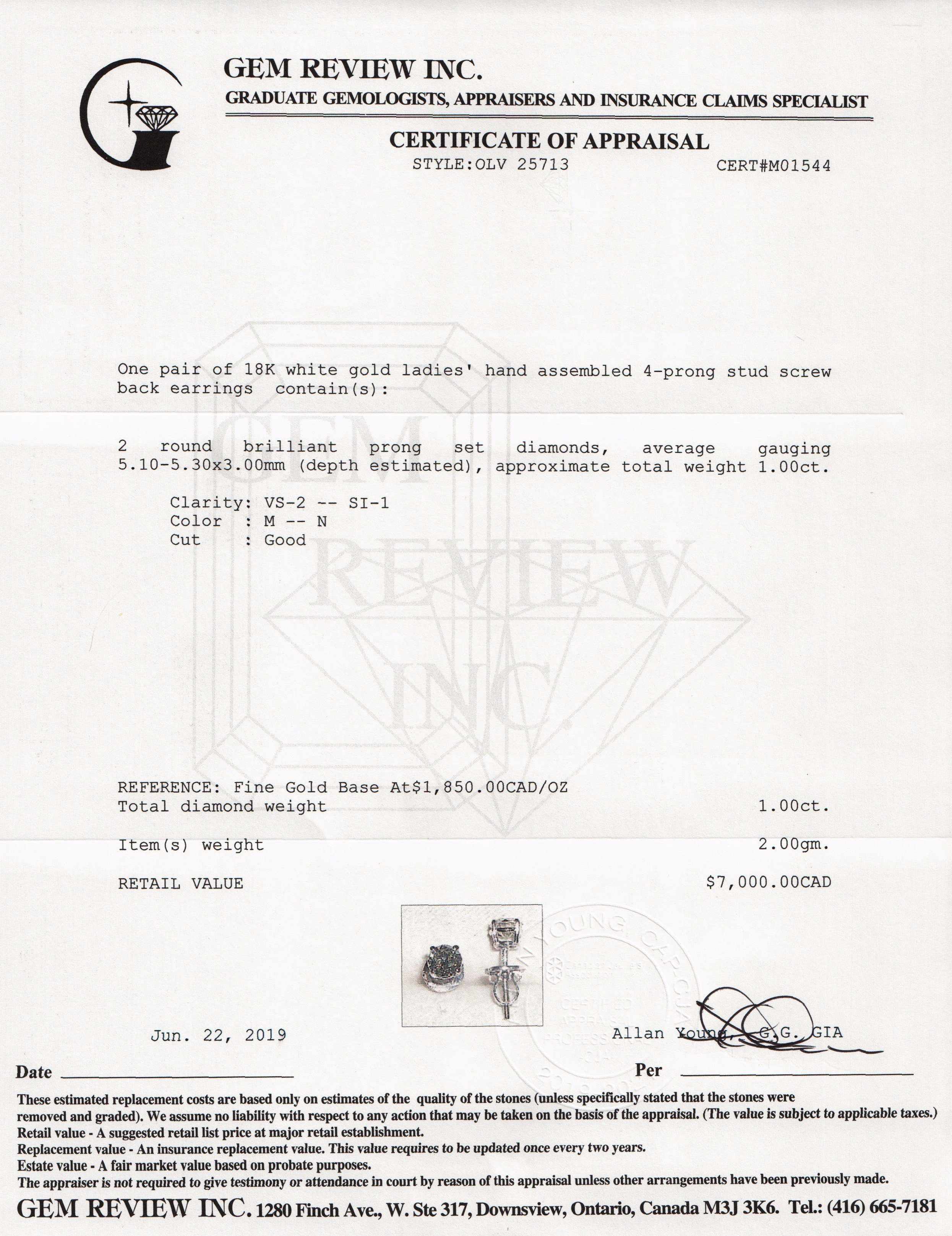 Diamond Stud Earrings