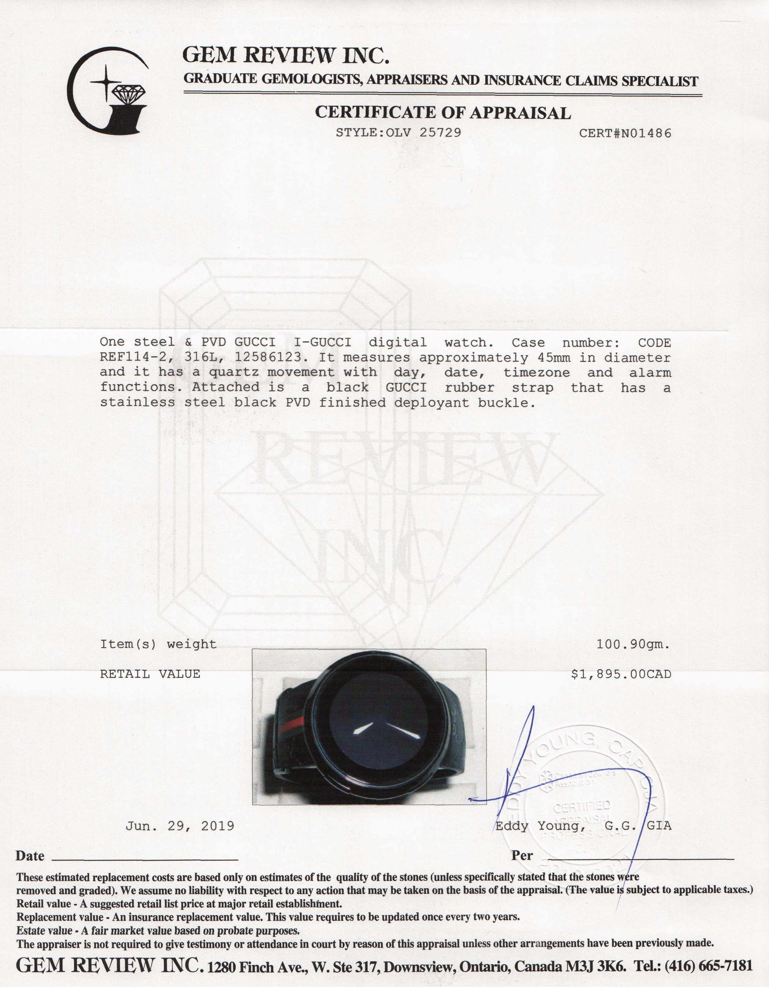 Gucci I-Gucci Digital Watch