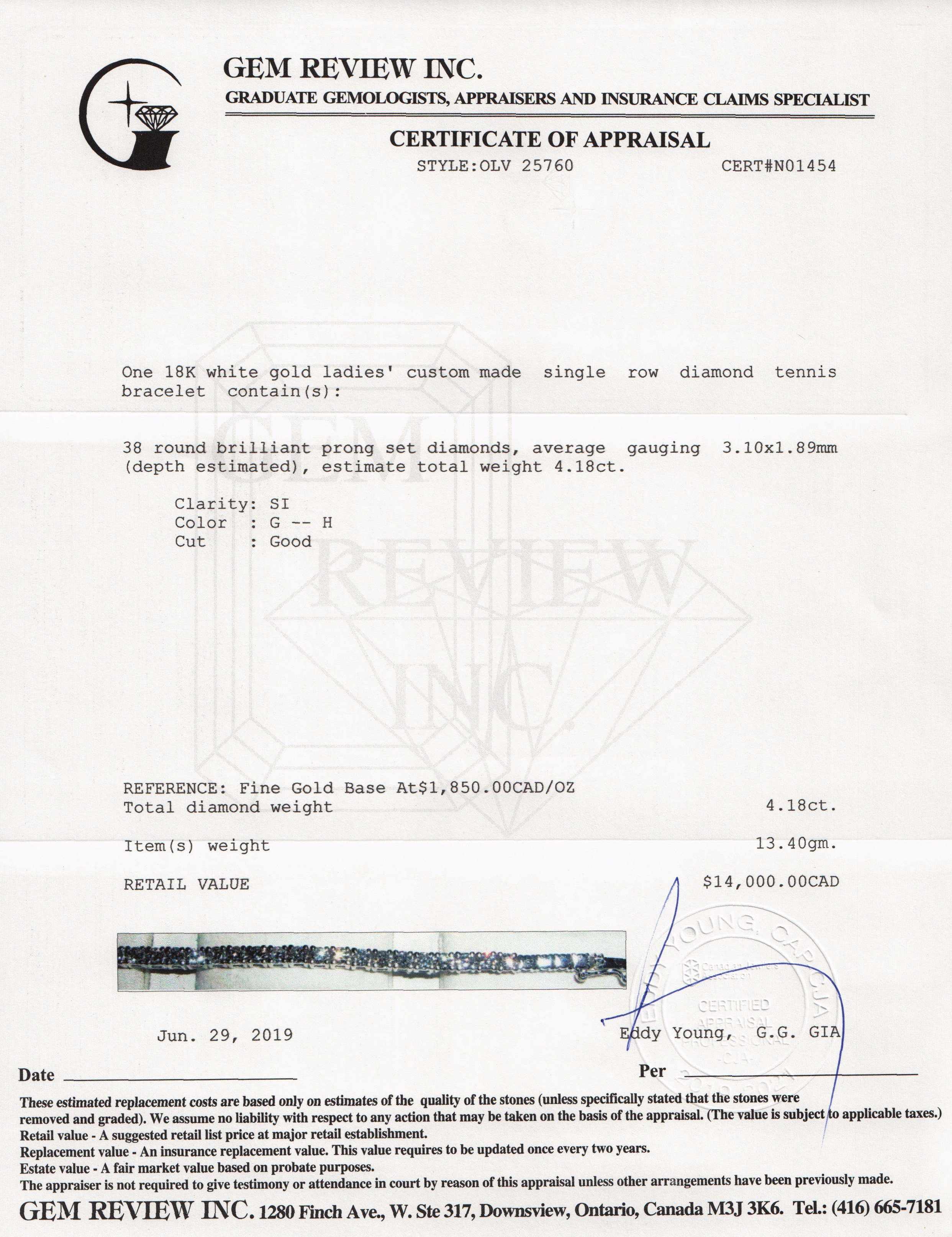 Diamond Tennis Bracelet