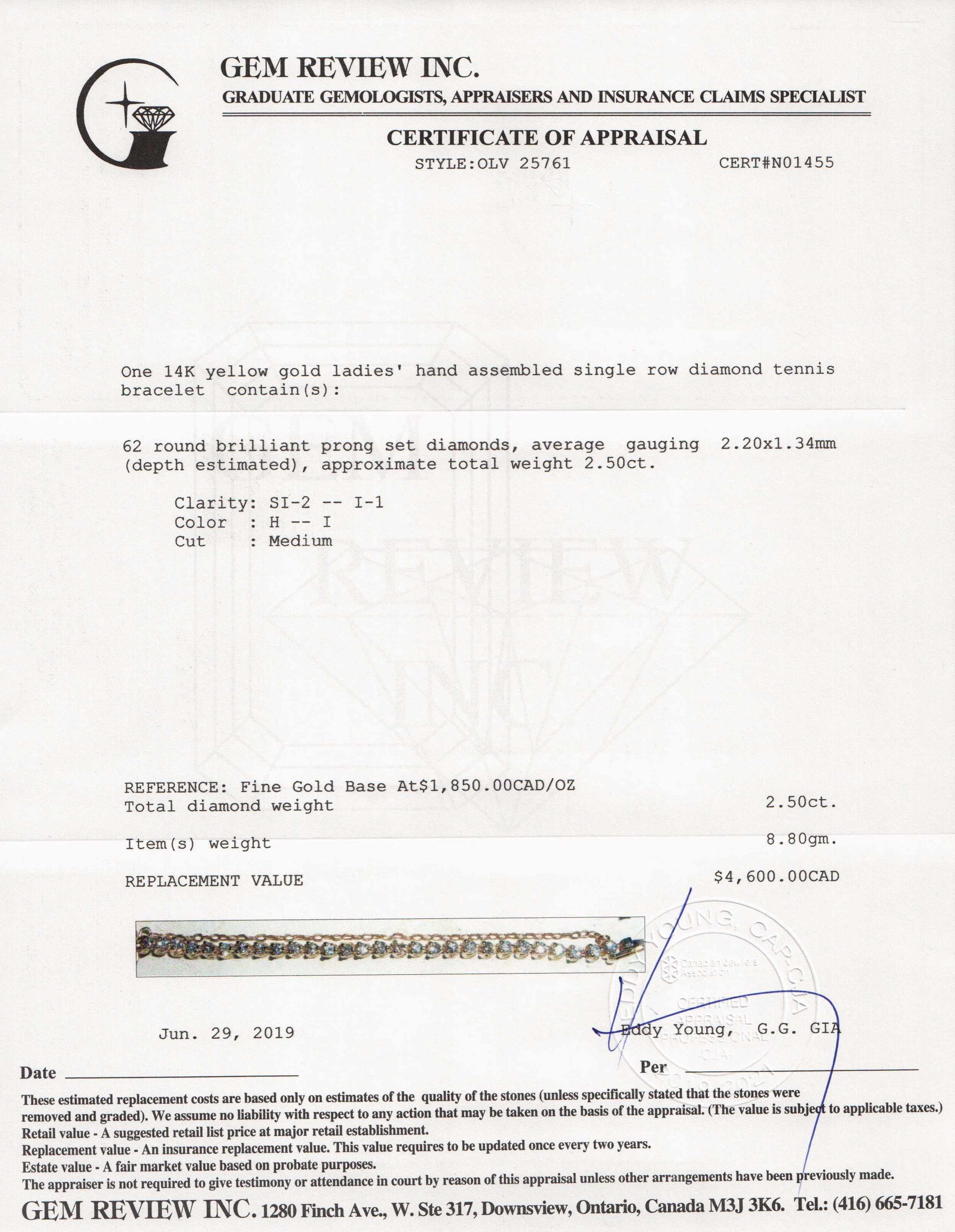 Diamond Tennis Bracelet