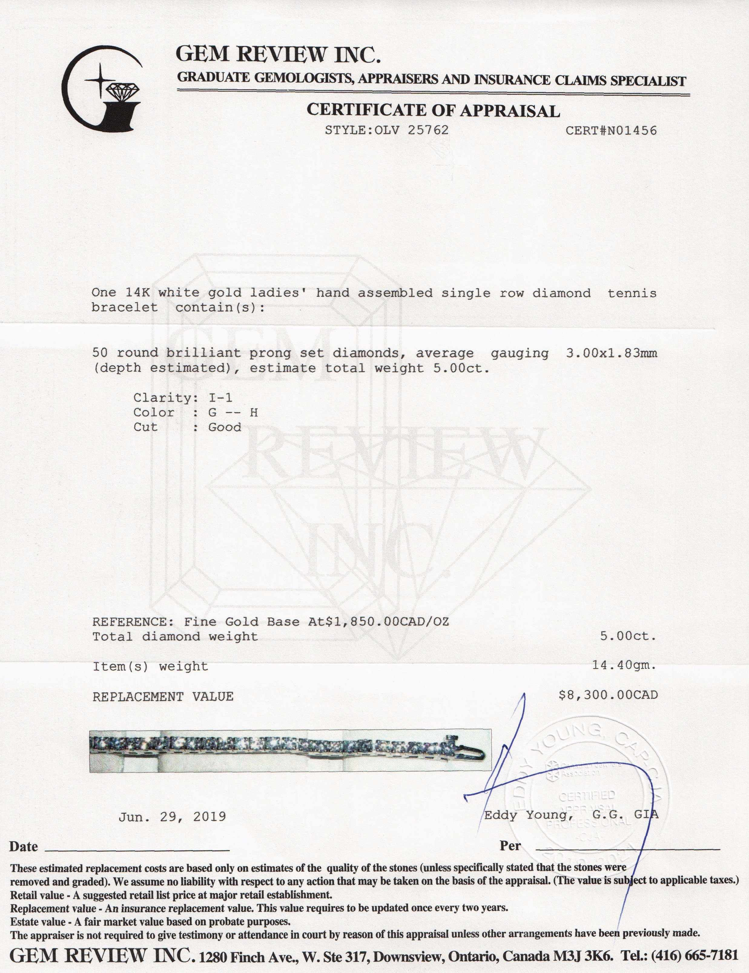 Diamond Tennis Bracelet