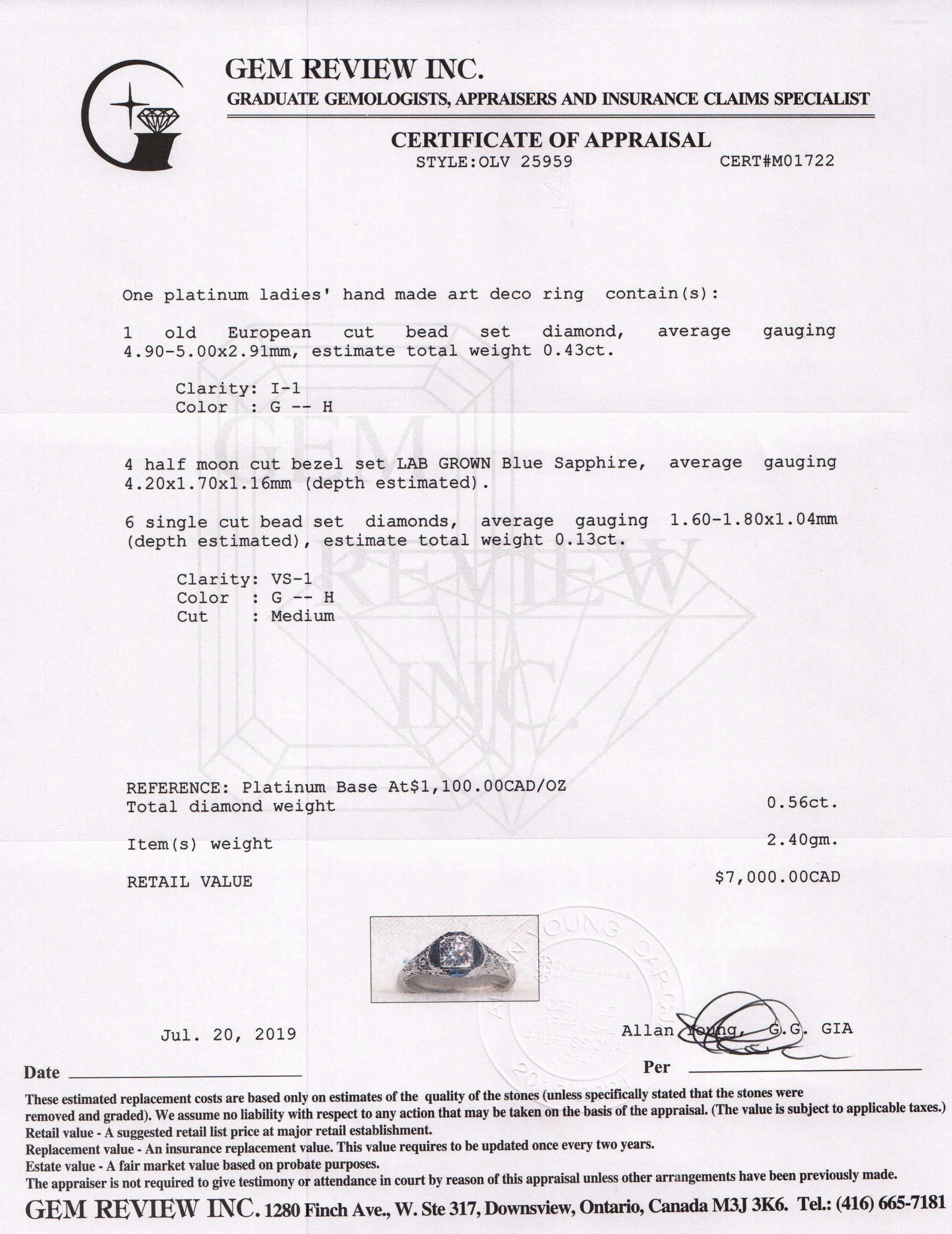 Antique Art Deco Diamond Ring