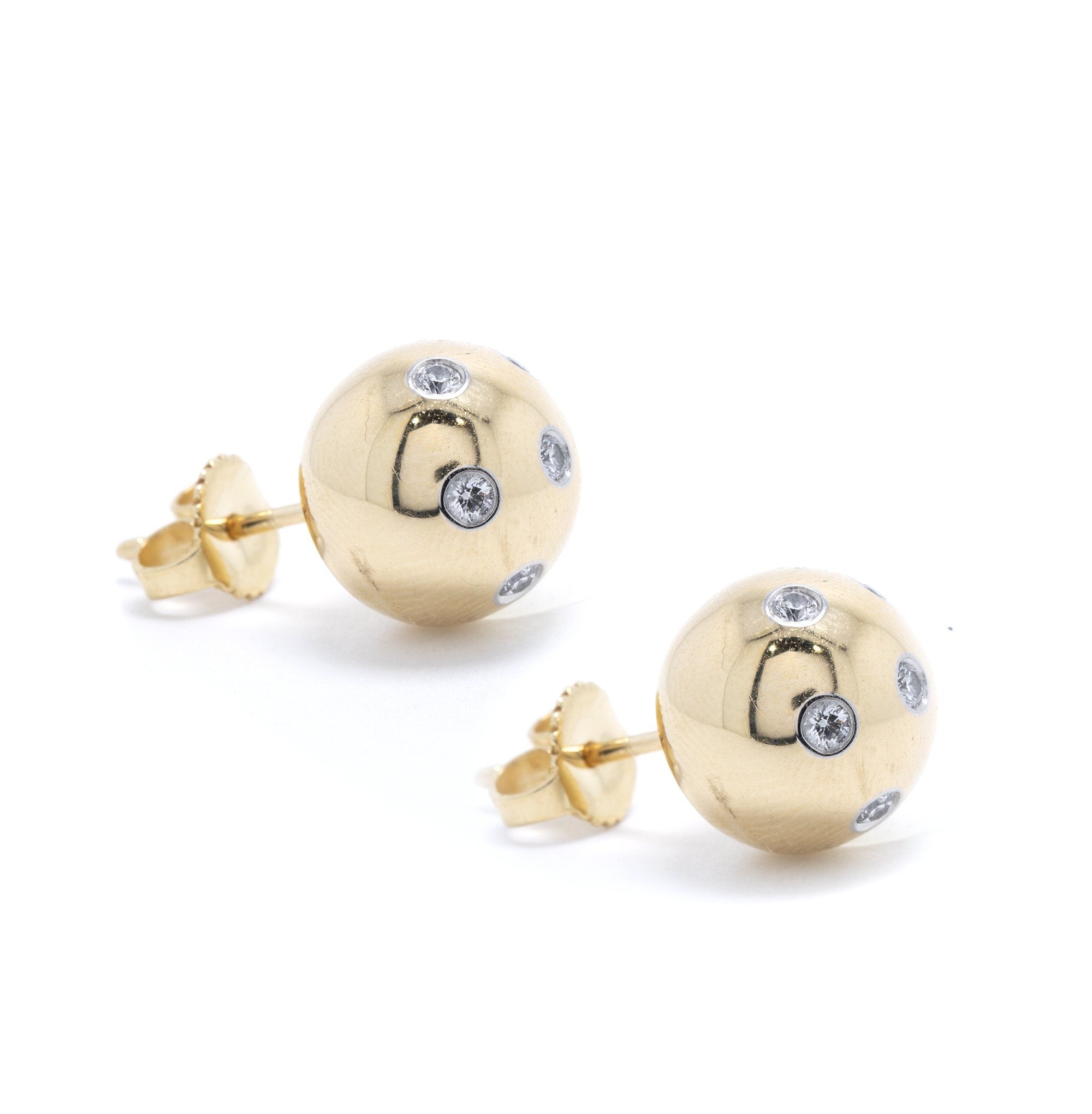 Tiffany & Co. Diamond Etoile Ball Earrings