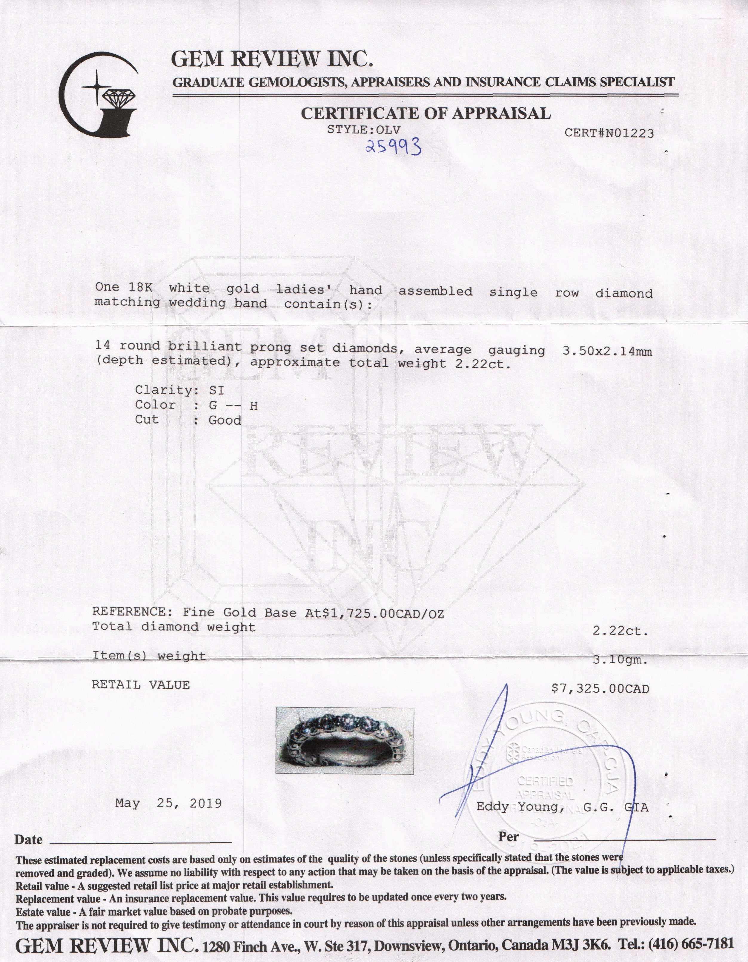 Diamond Wedding Band Ring