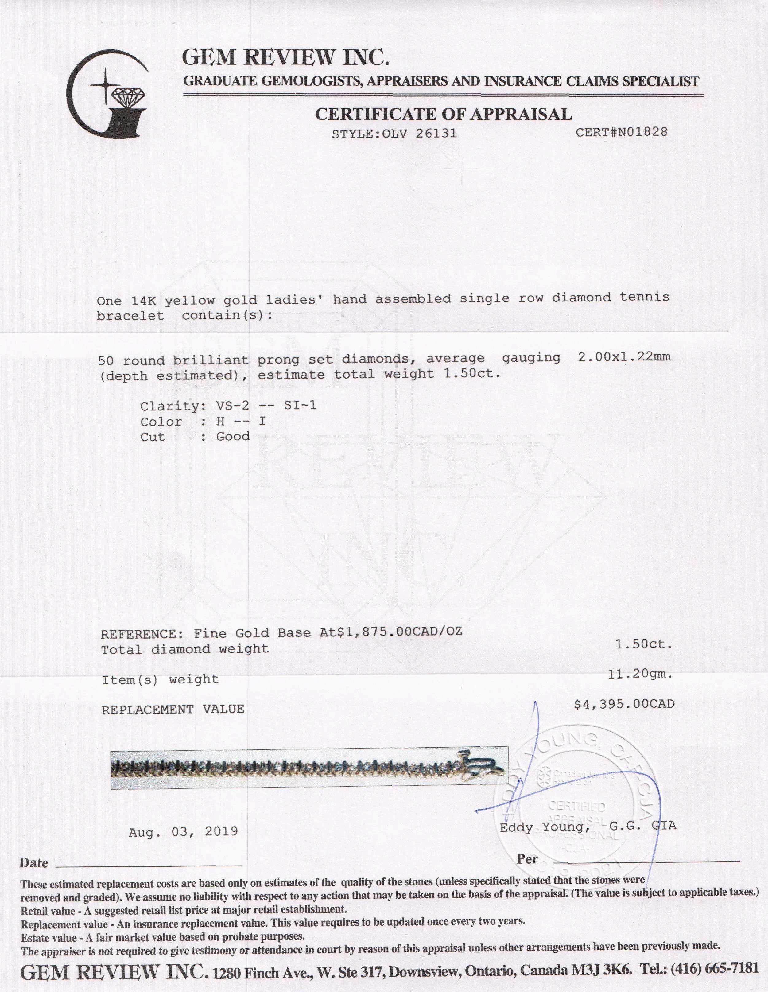 Diamond Tennis Bracelet