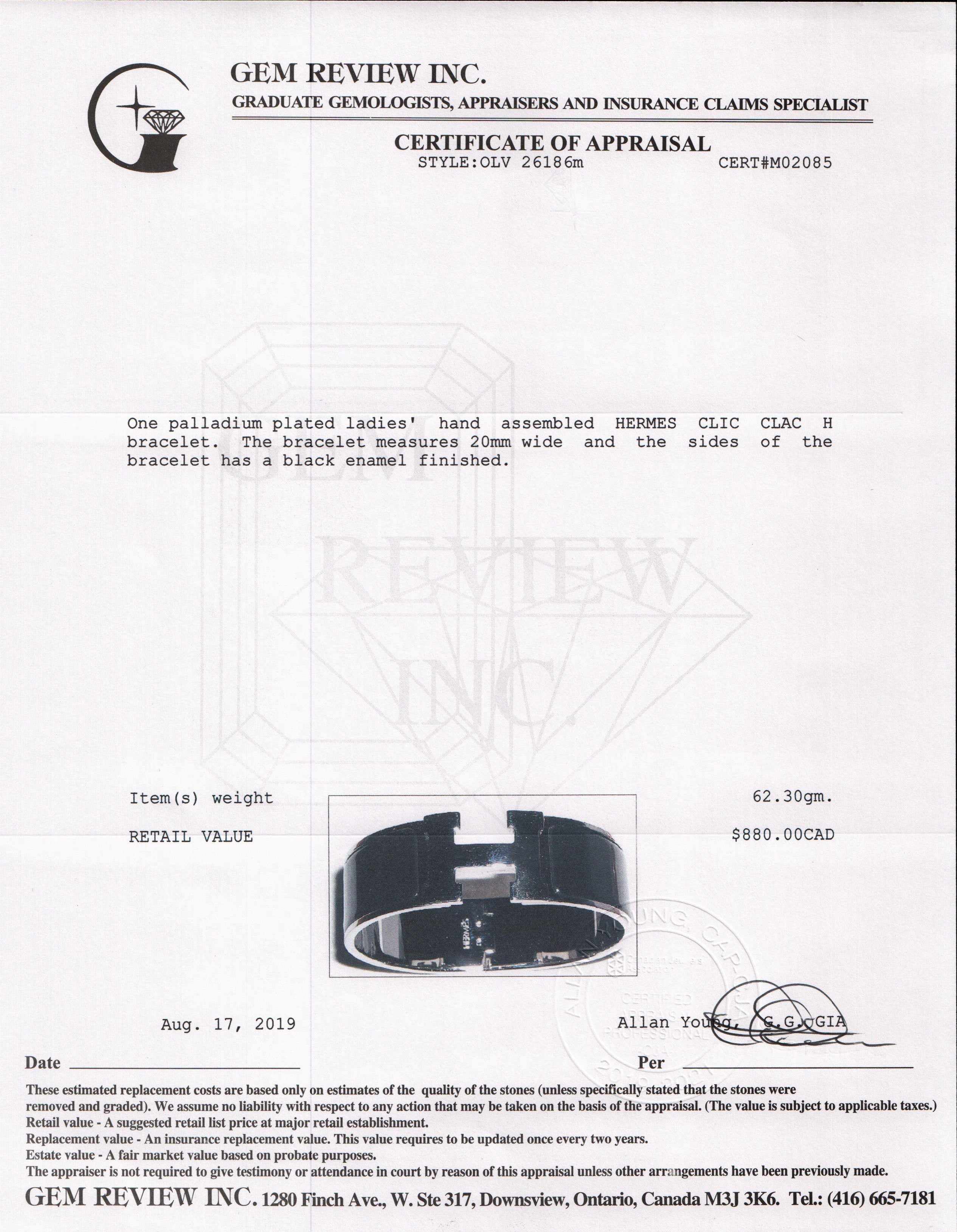 Hermes Clic Clac H Bracelet