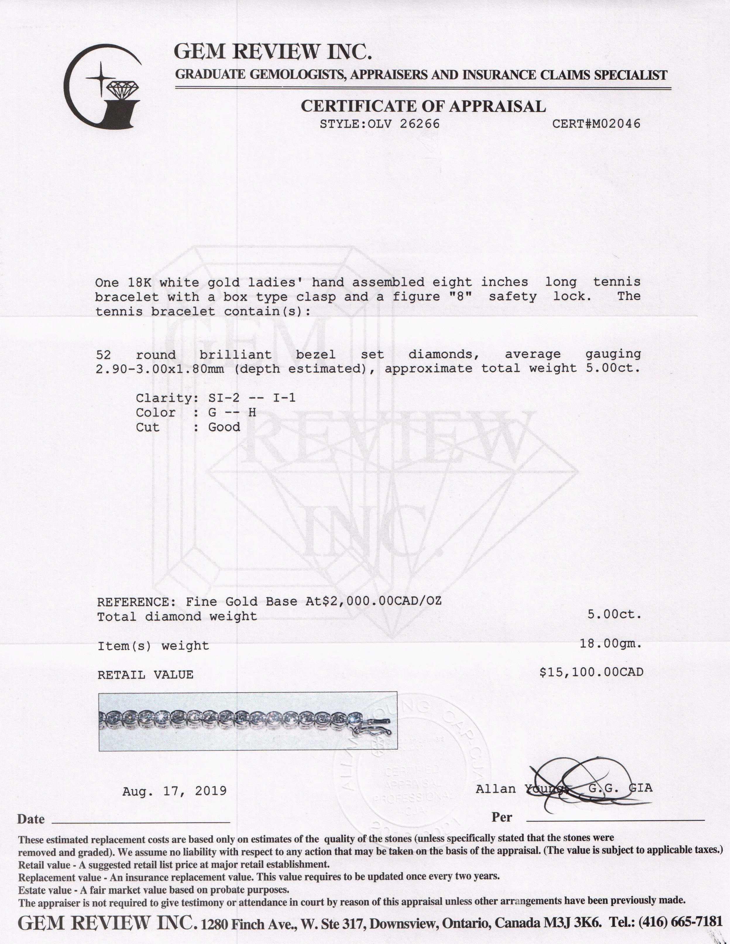 Diamond Tennis Bracelet