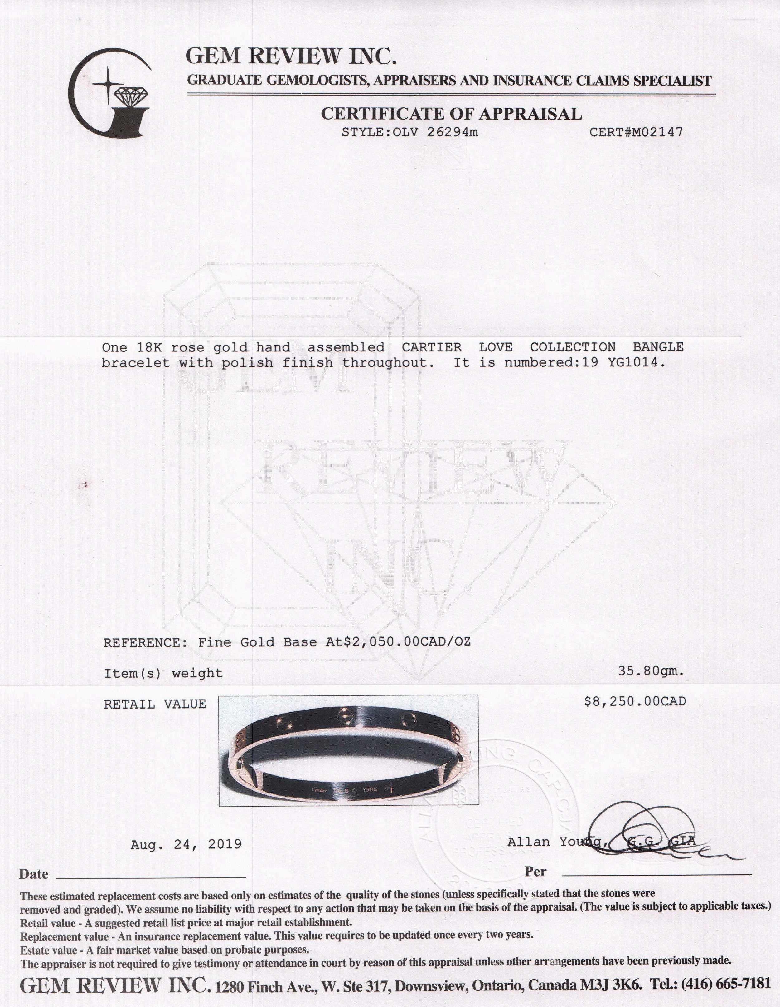 Cartier Love Bracelet