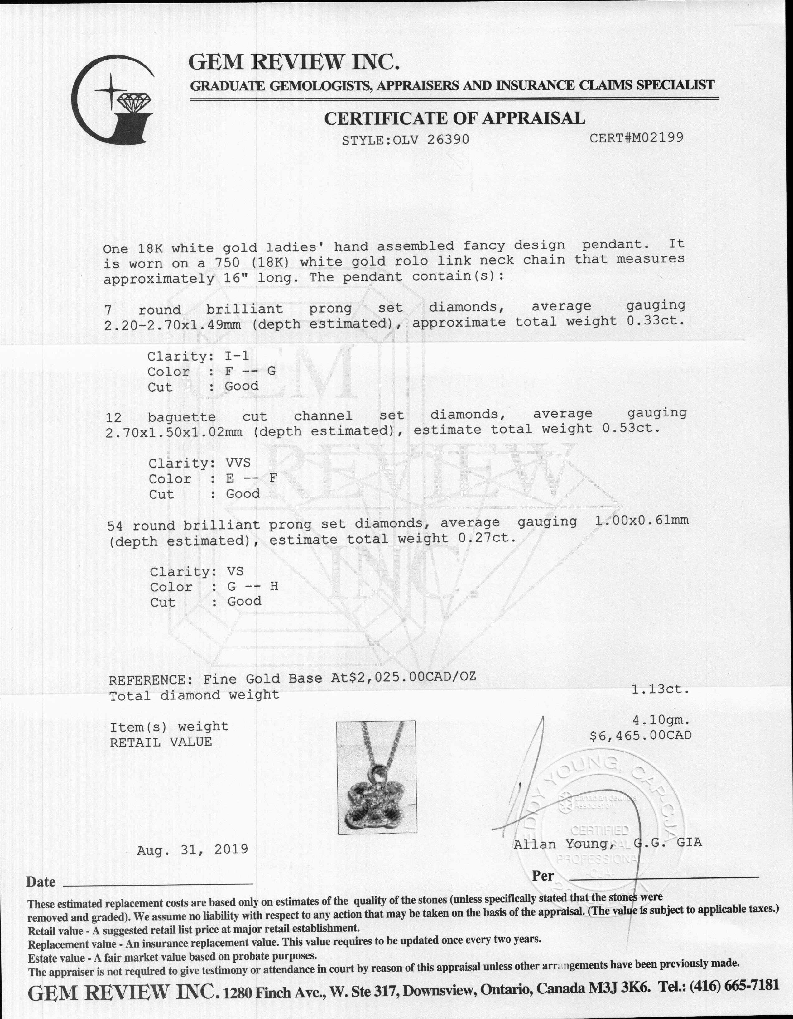 Diamond Pendant Necklace