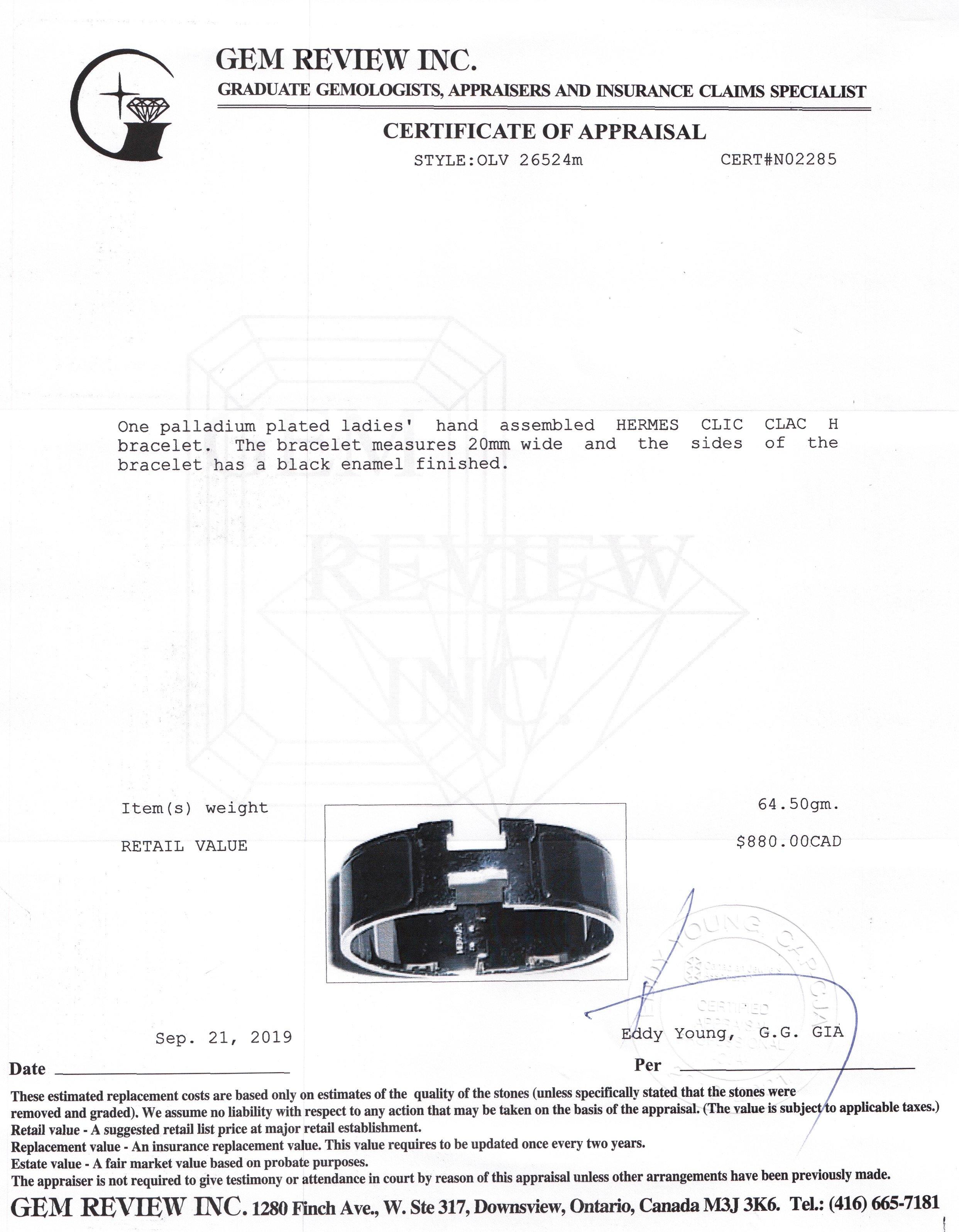 Hermes Clic Clac H Bracelet