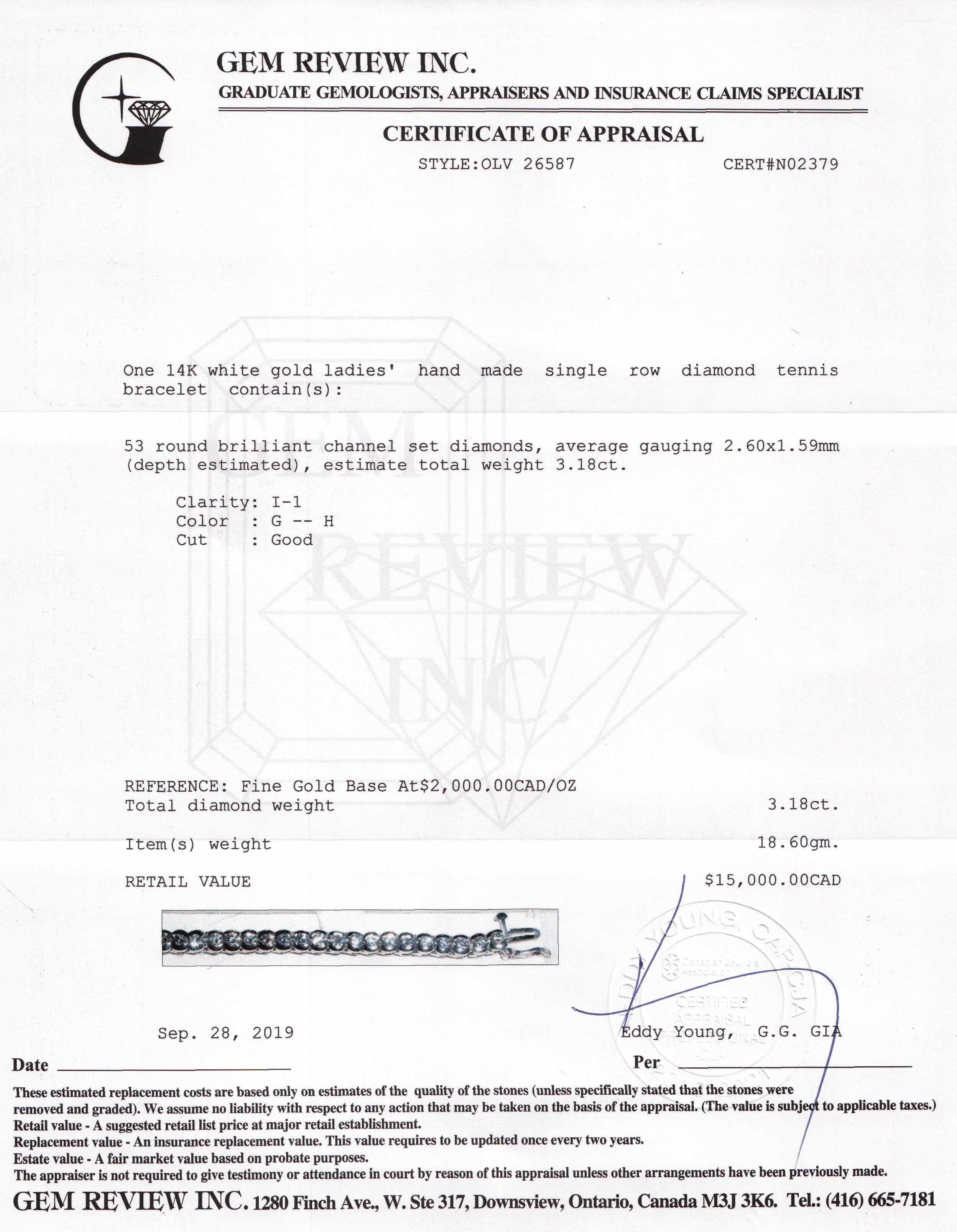 Diamond Tennis Bracelet