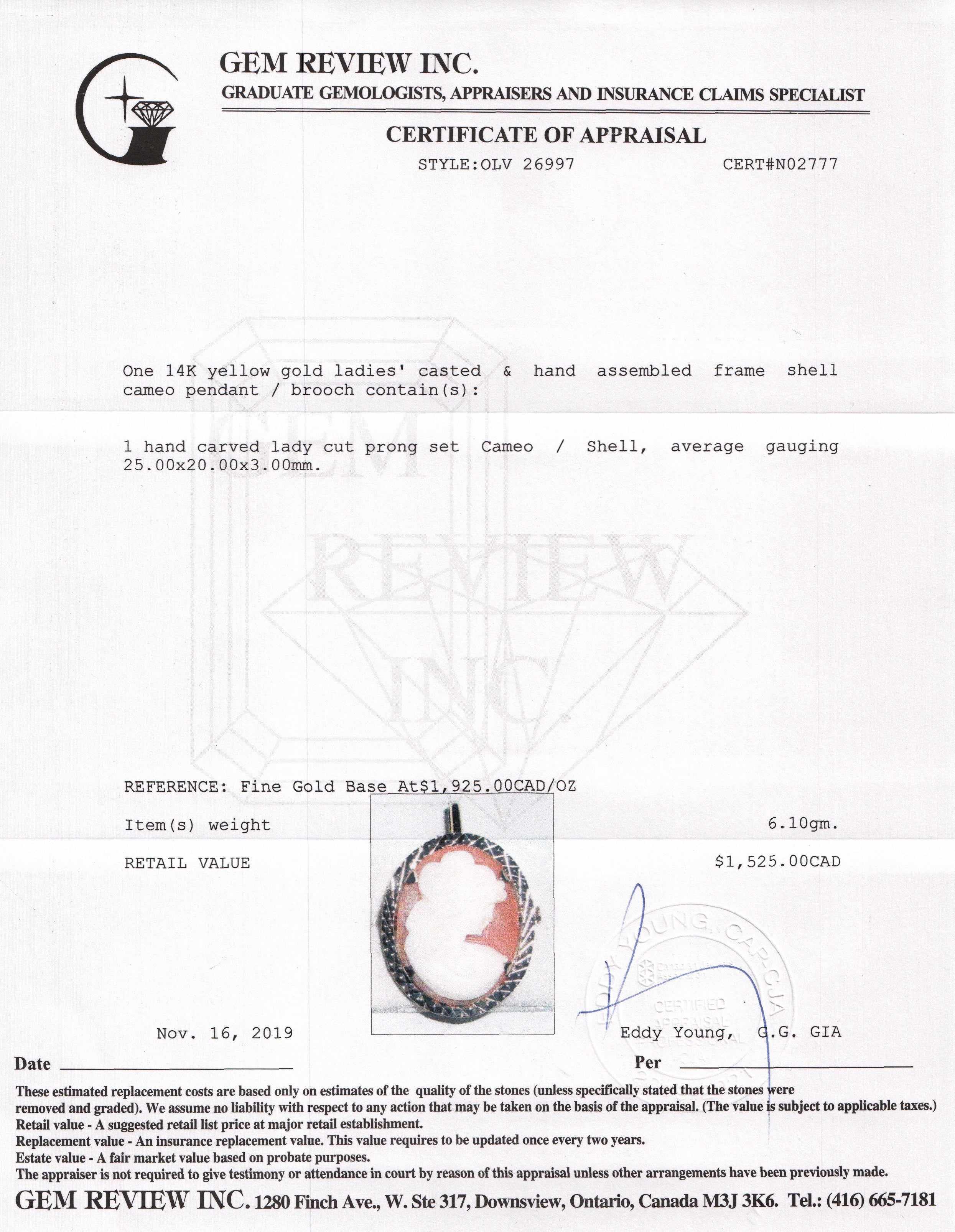 Antique Cameo Brooch/Pendant