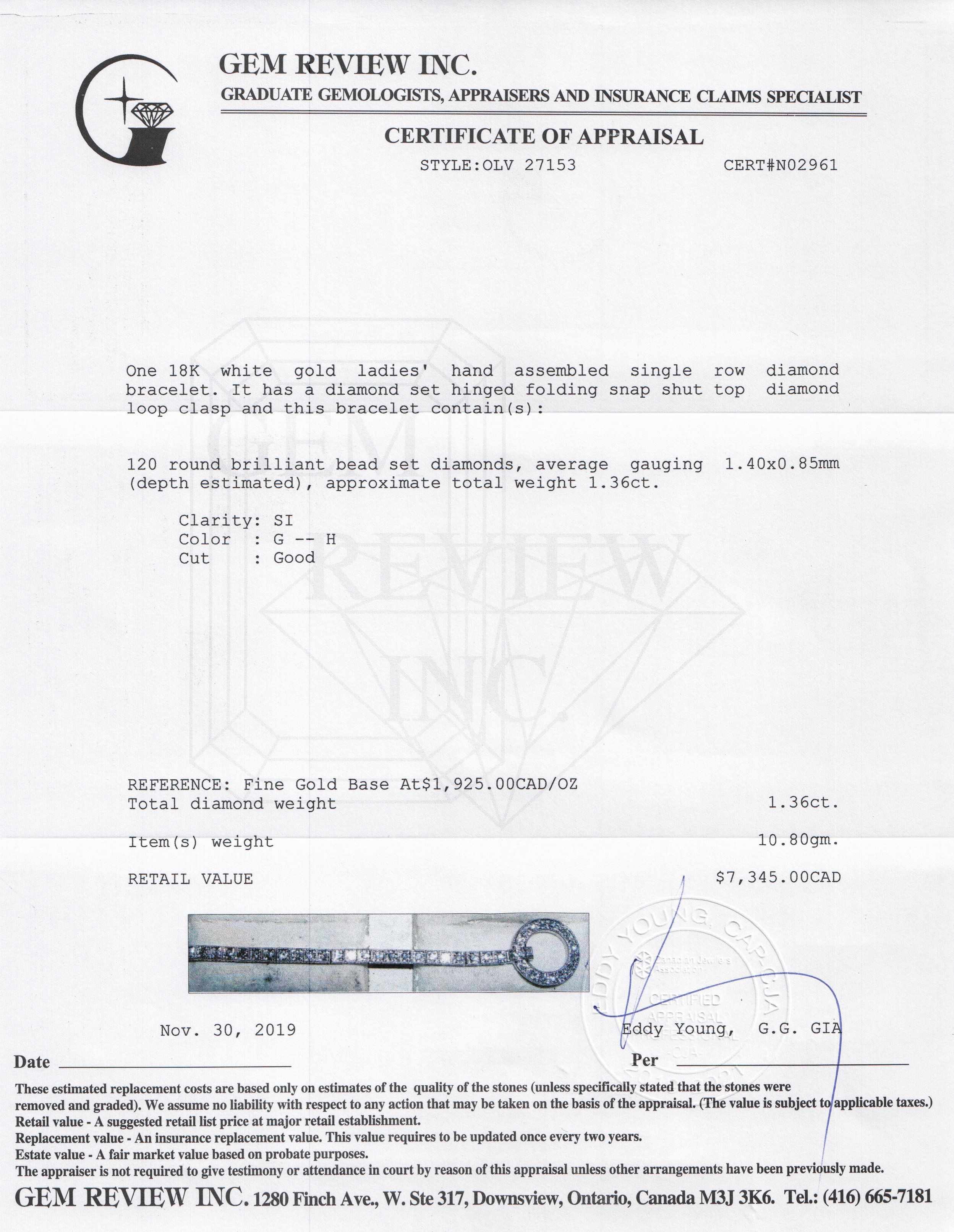 Simon G Diamond Bracelet