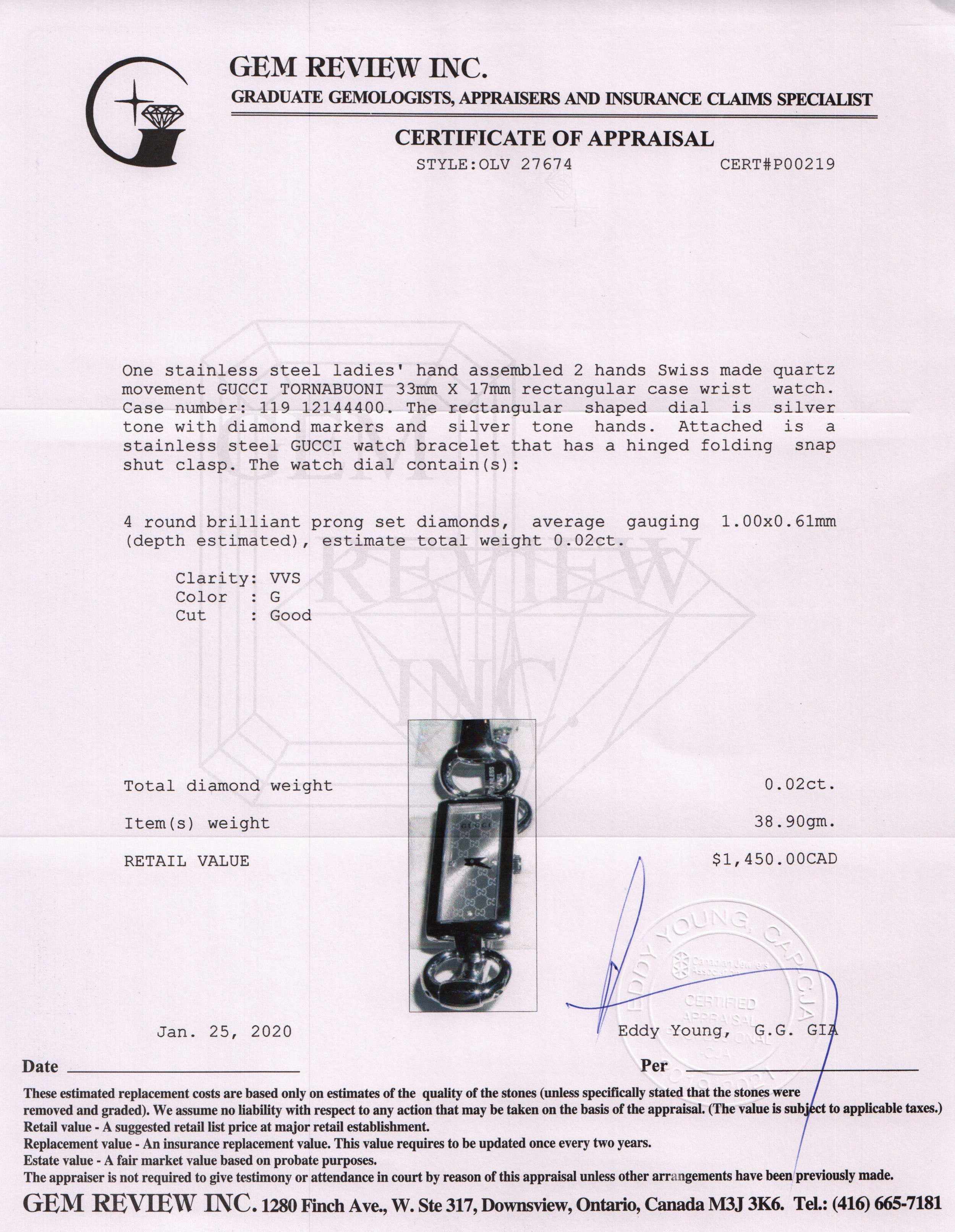 Gucci Tornabuoni Watch