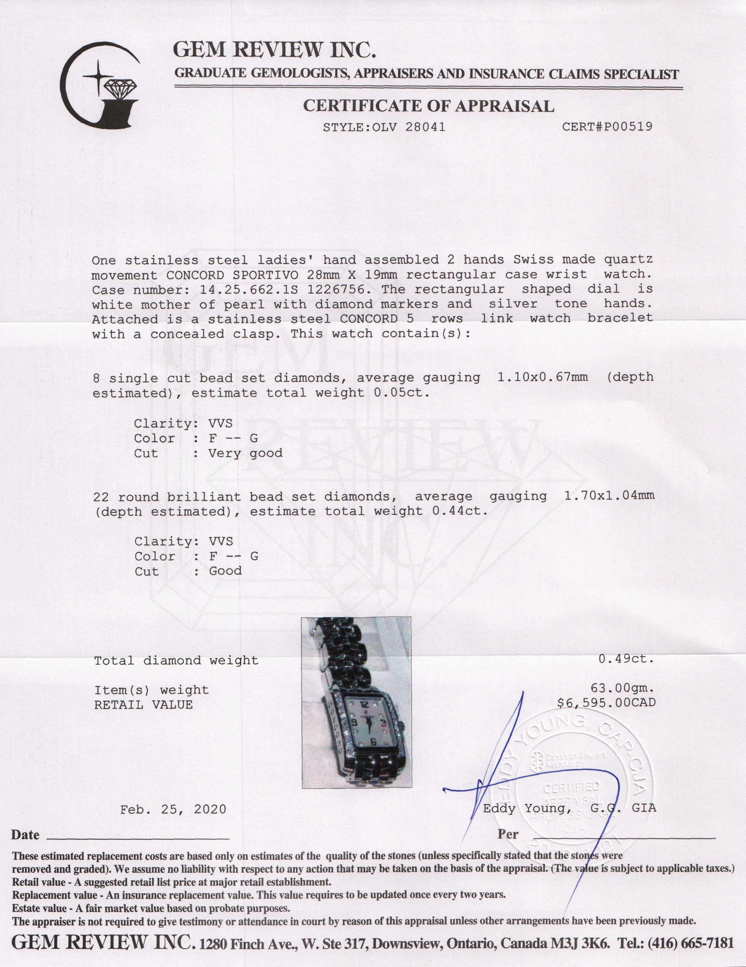 Concord Sportivo Watch