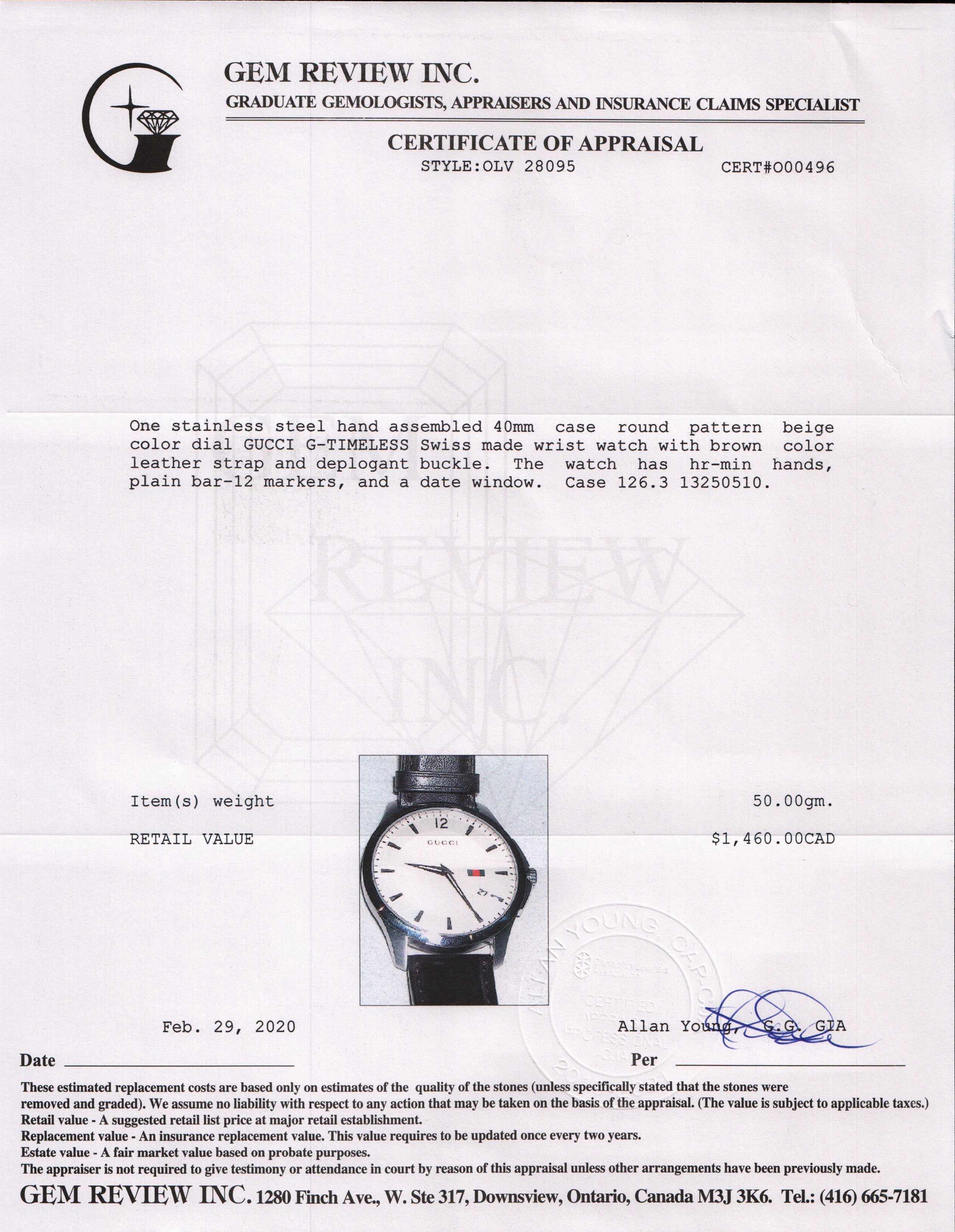 Gucci G-Timeless Watch