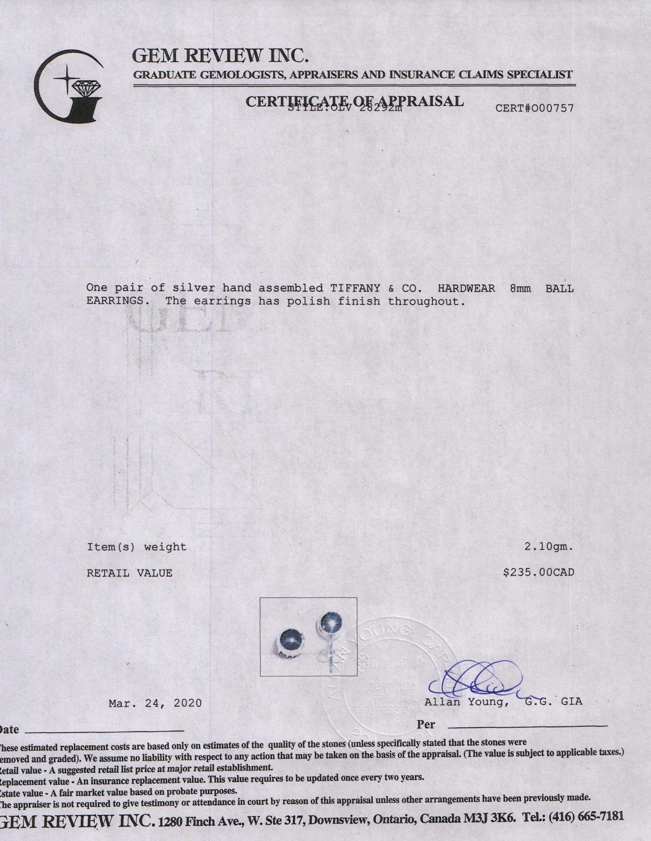 Tiffany & Co. HardWear Ball Earrings