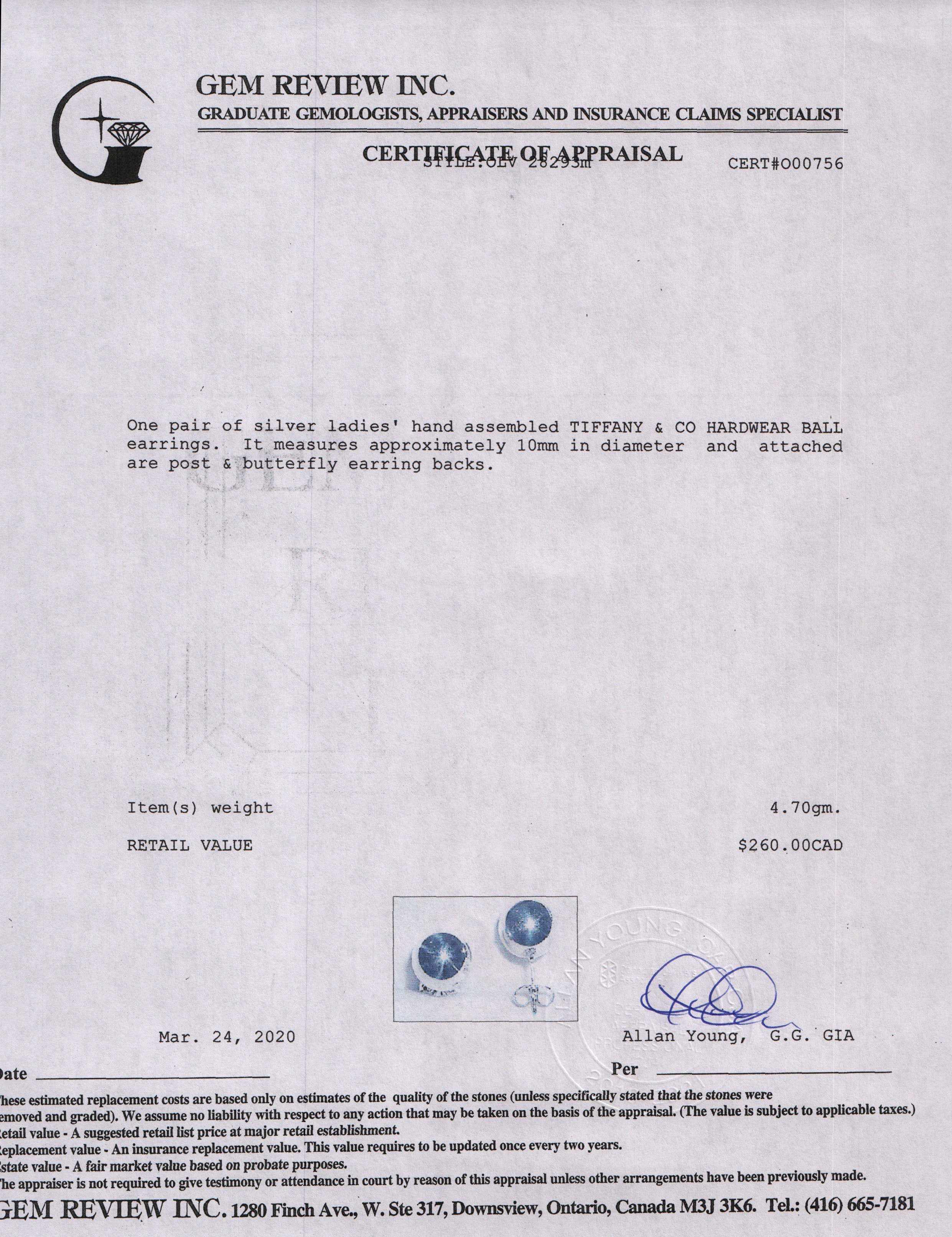 Tiffany & Co. HardWear Ball Earrings