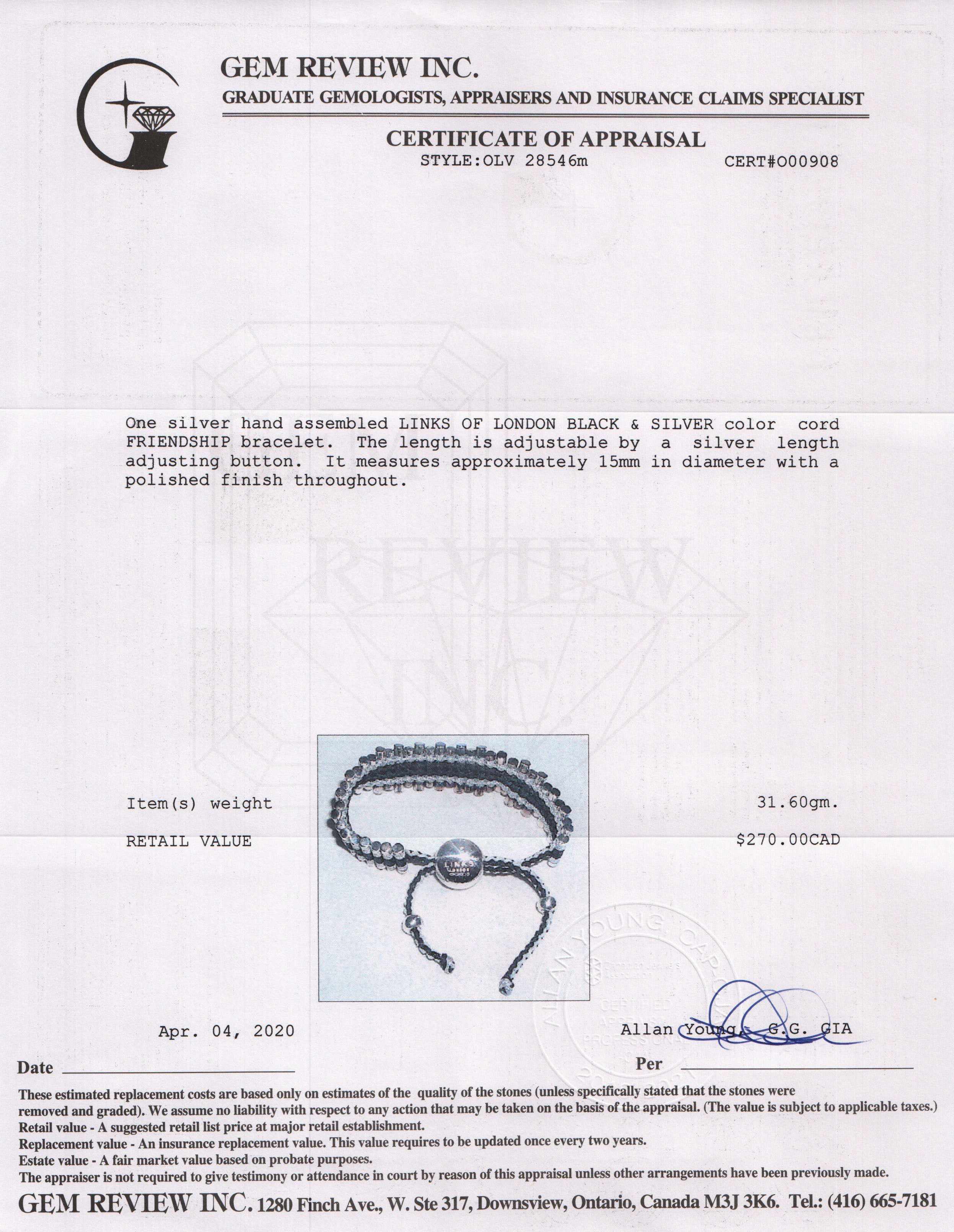 Links of London Friendship Bracelet