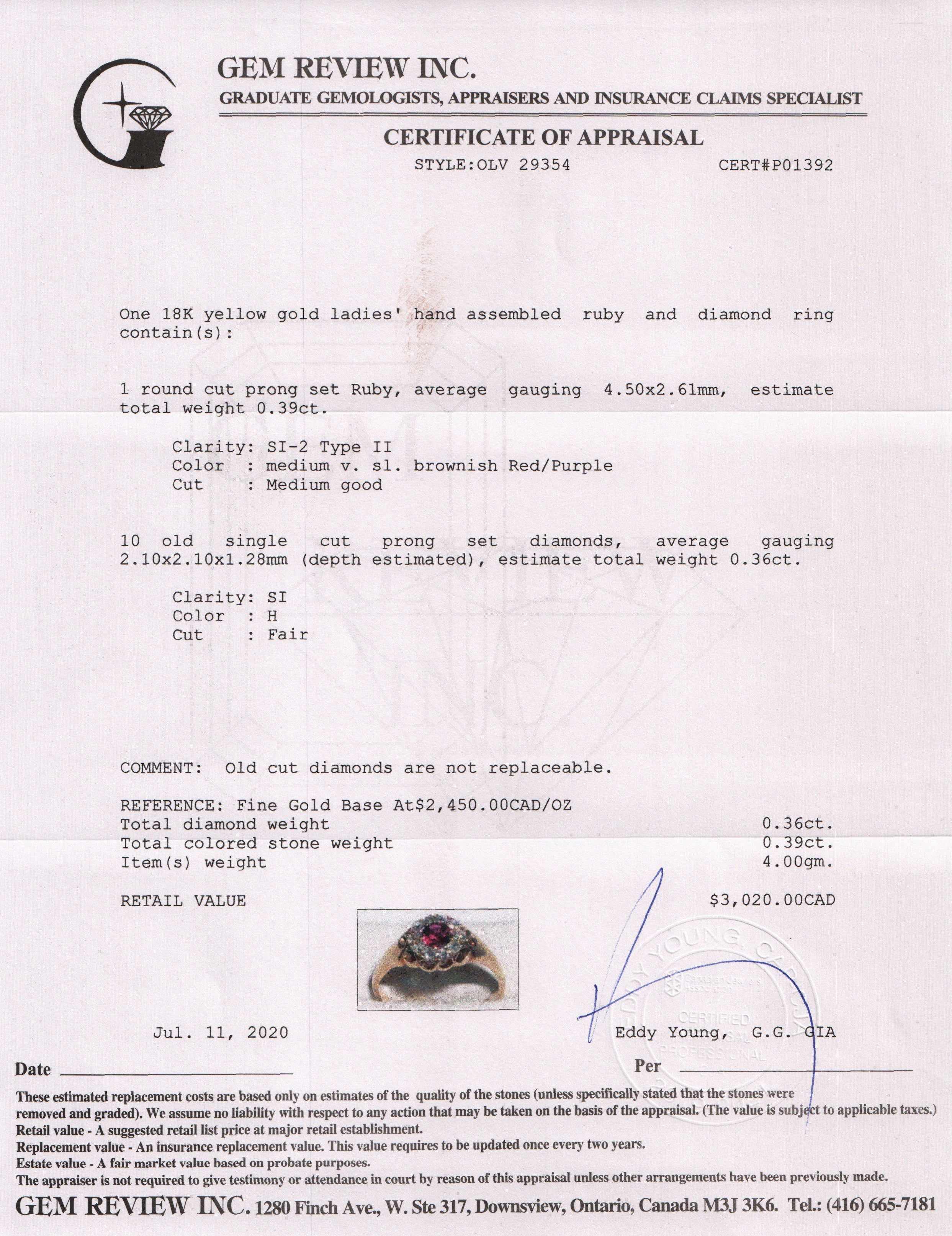 Ruby and Diamond Ring