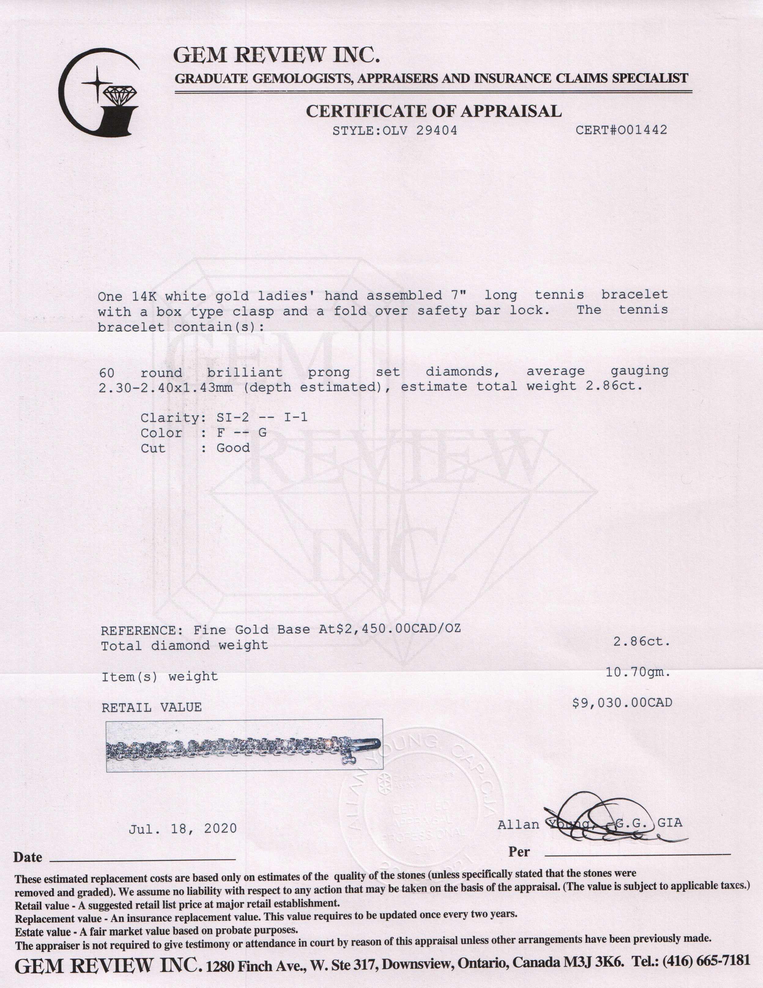 Diamond Tennis Bracelet