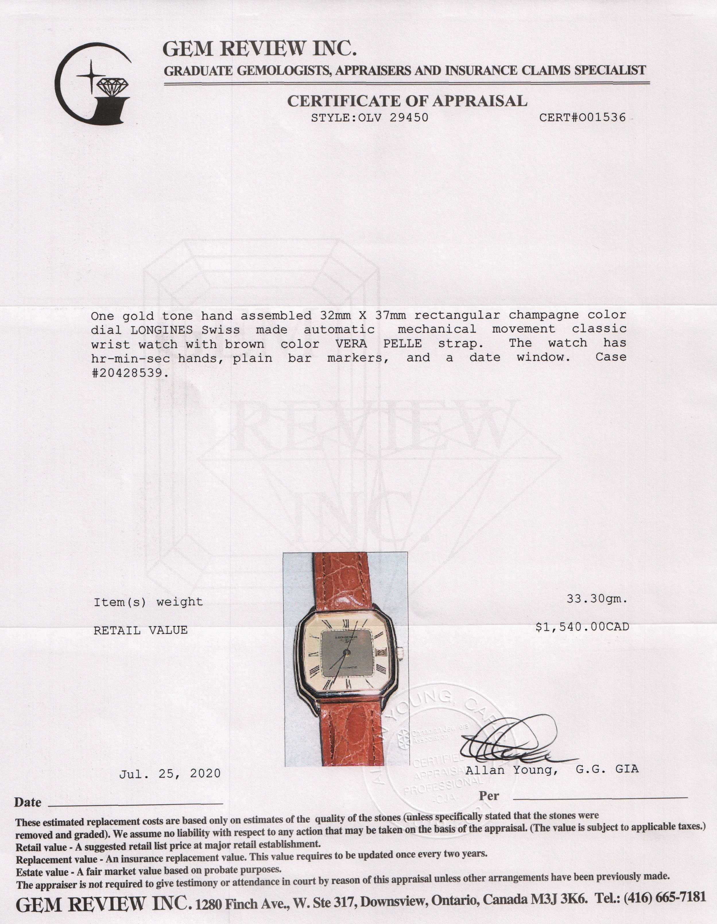 Longines Classic Automatic Watch
