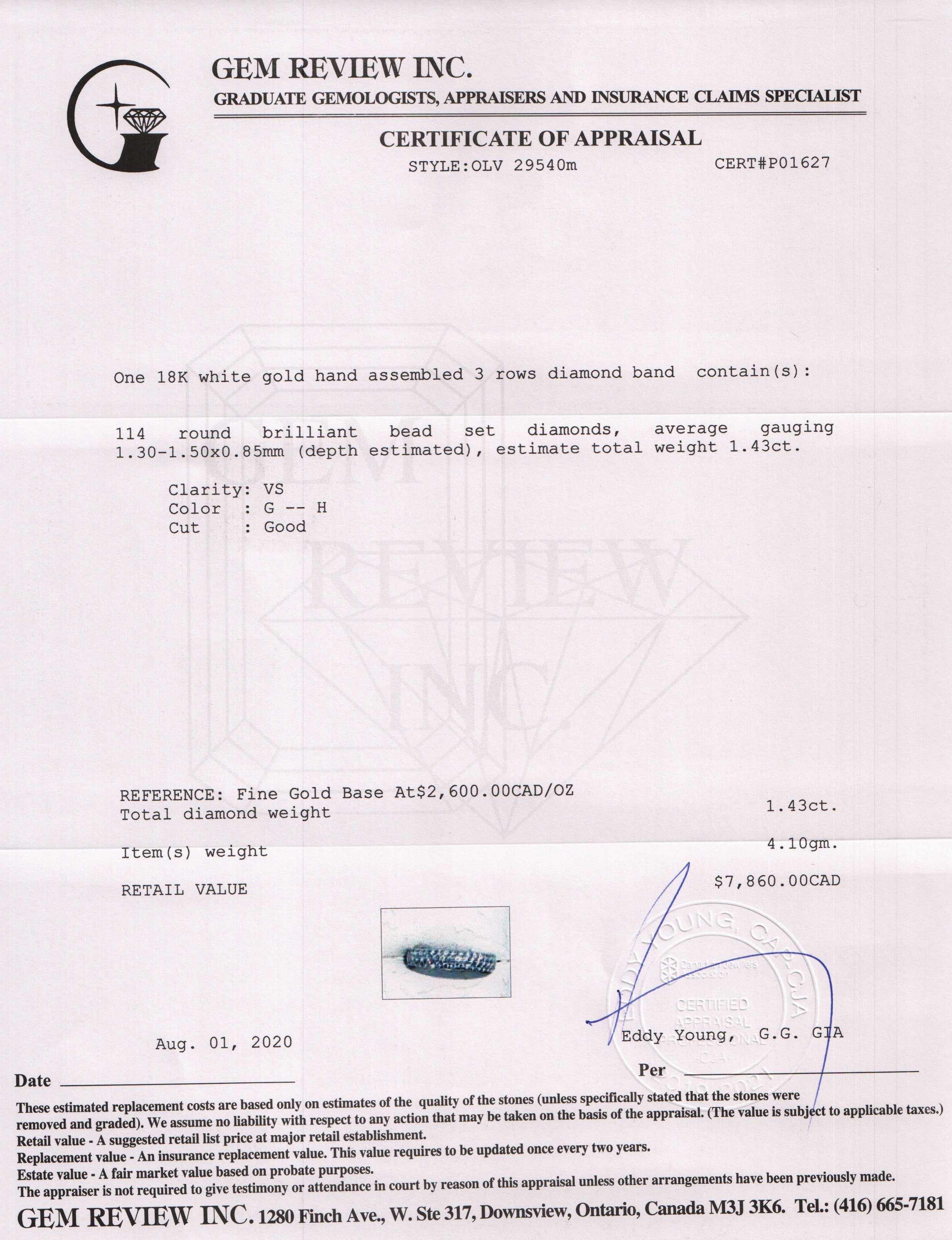 Pave Diamond Eternity Band Ring