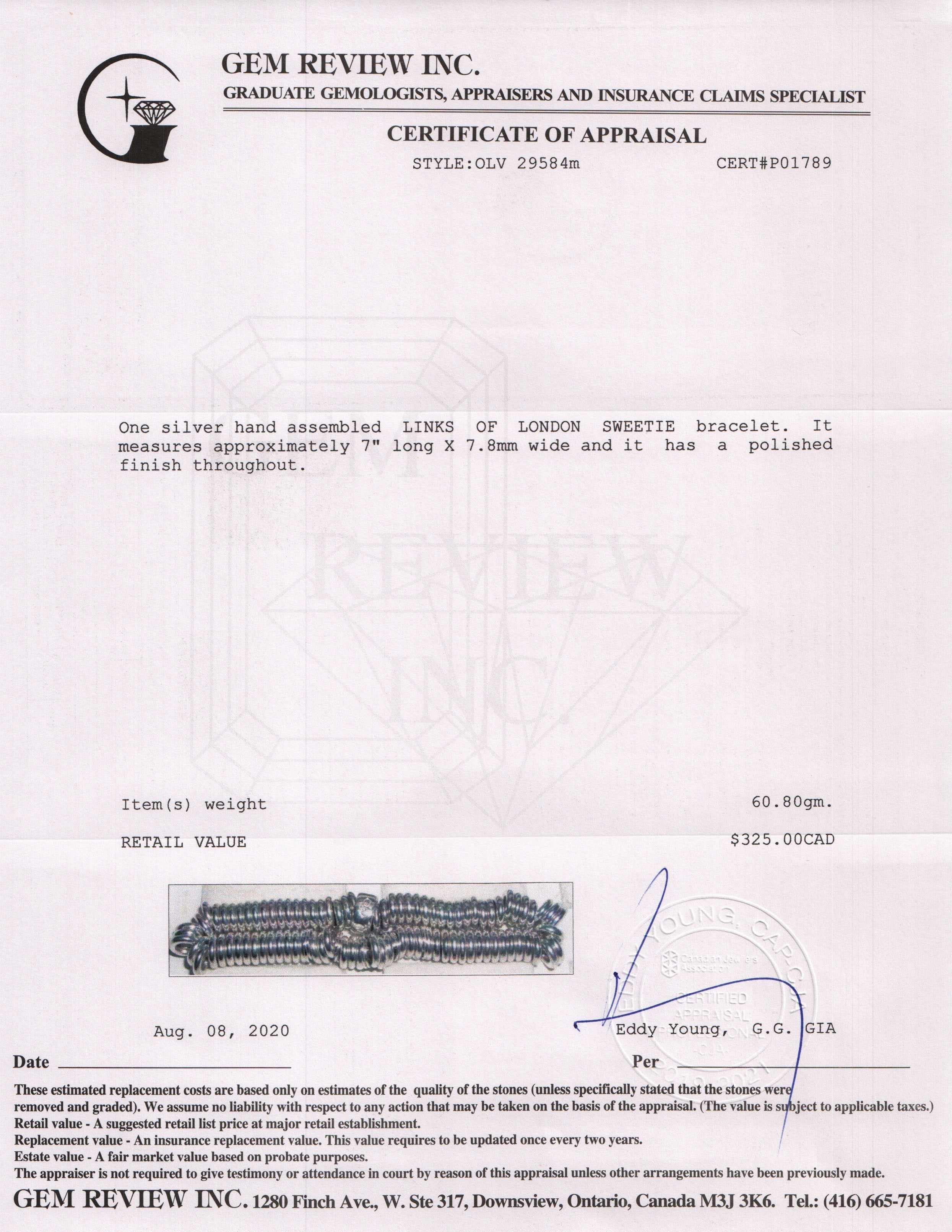 Links of London Sweetie Charm Bracelet