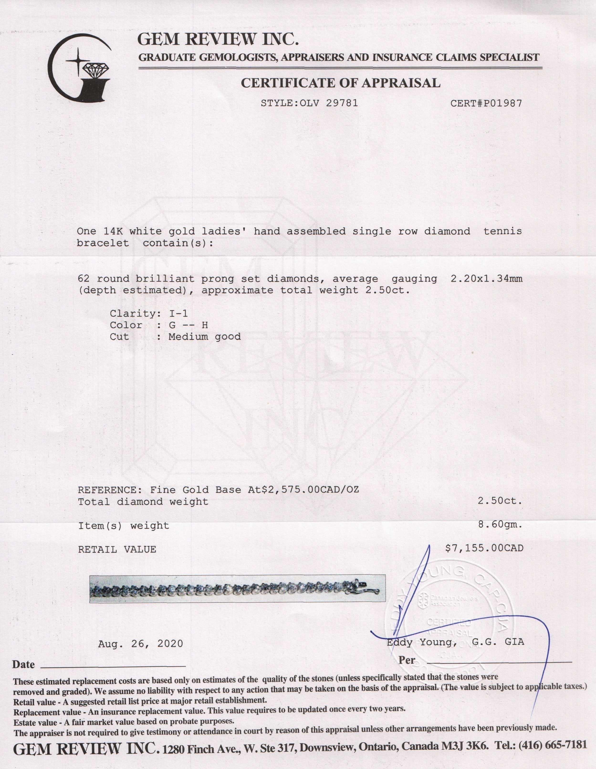 Diamond Tennis Bracelet