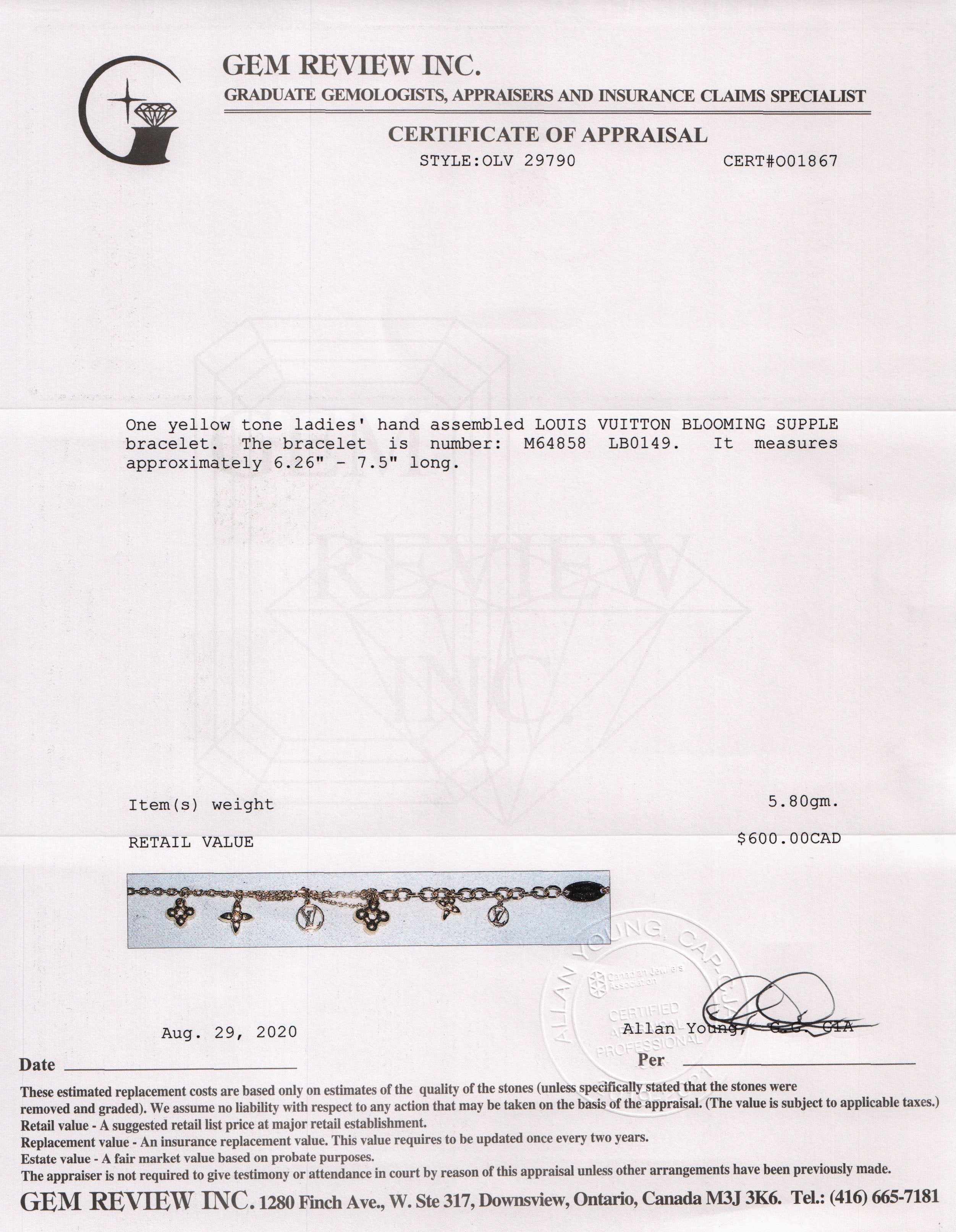 Louis Vuitton Blooming Supple Bracelet