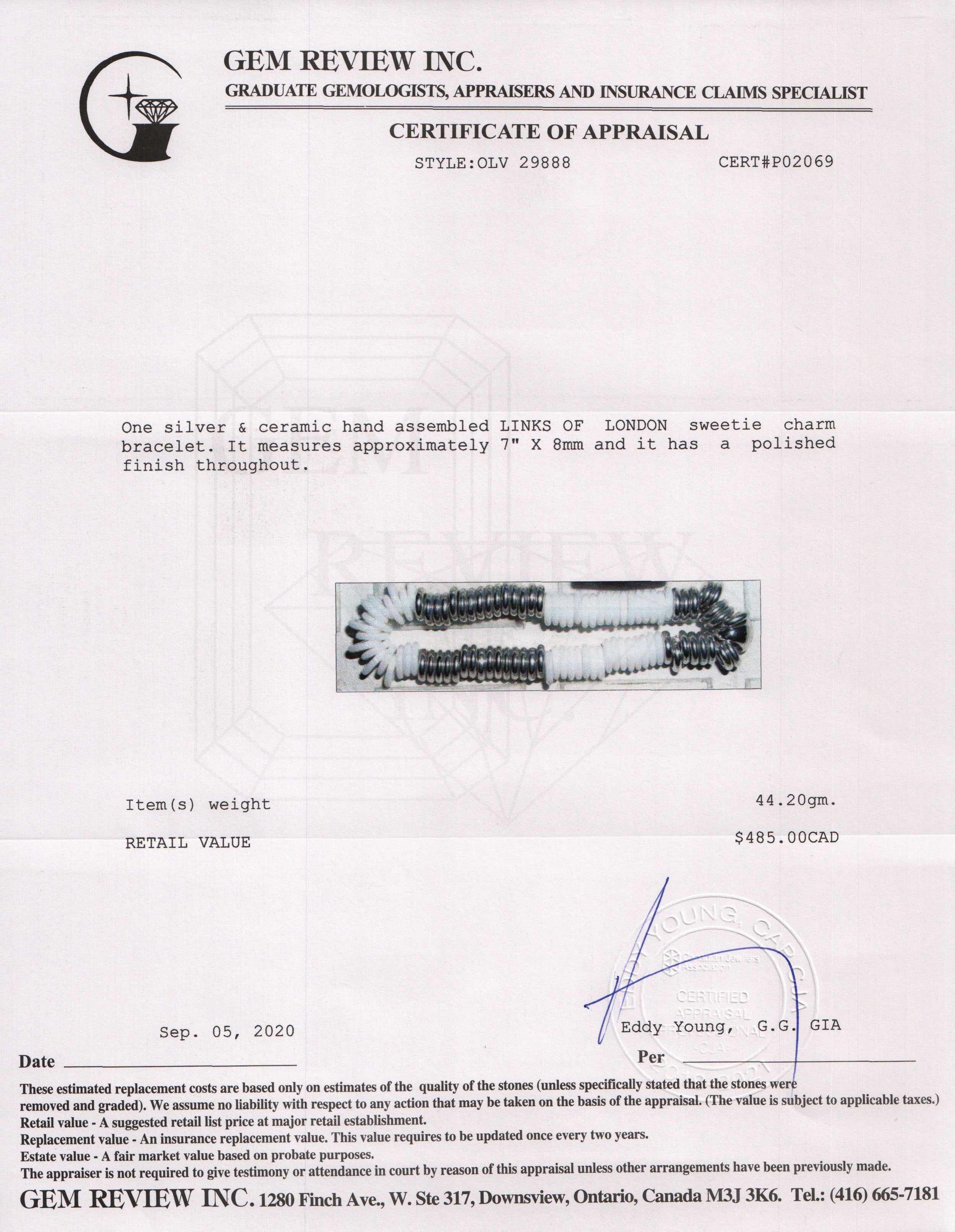 Links of London Sweetie Ceramic Link Bracelet