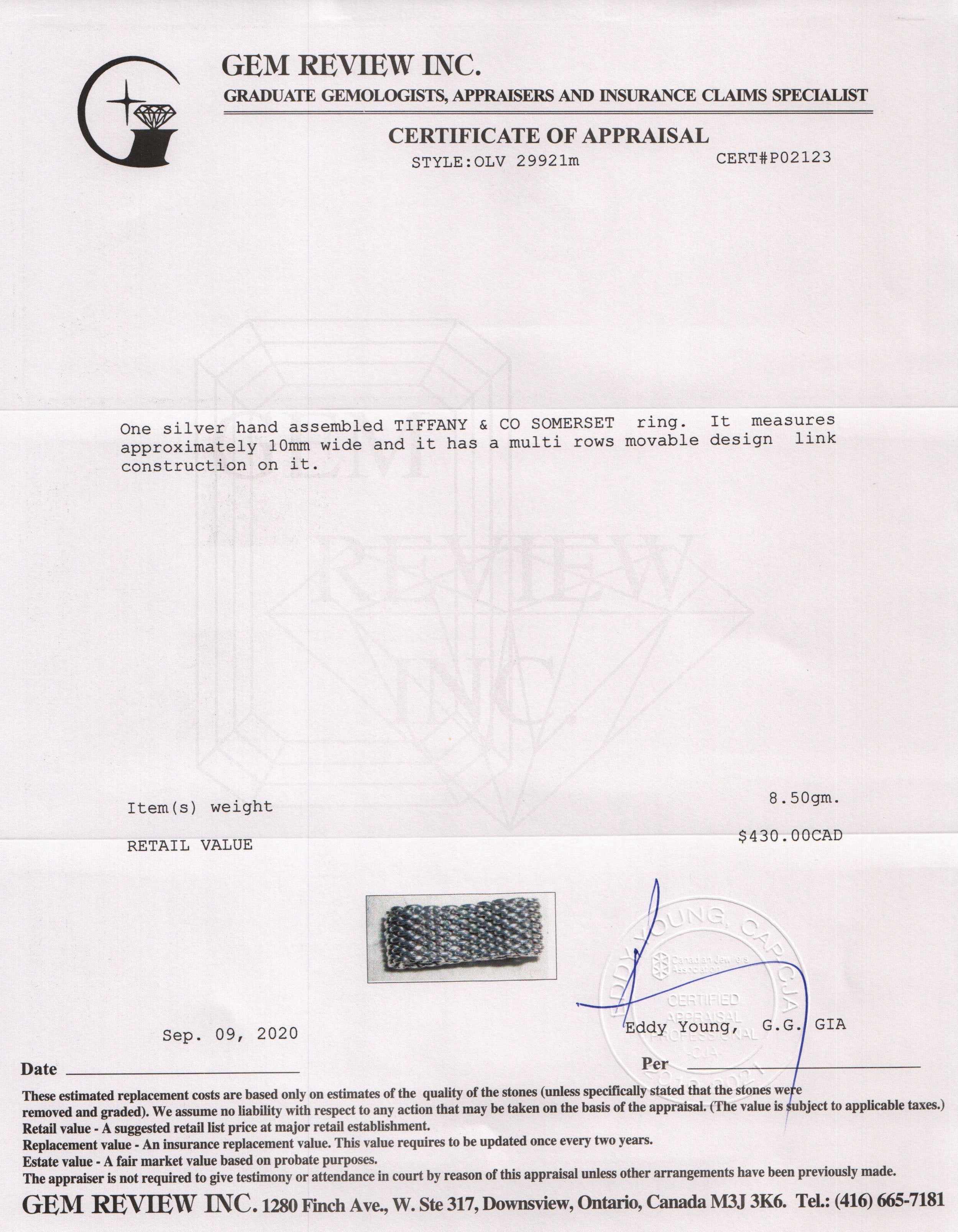 Tiffany & Co. Somerset Ring