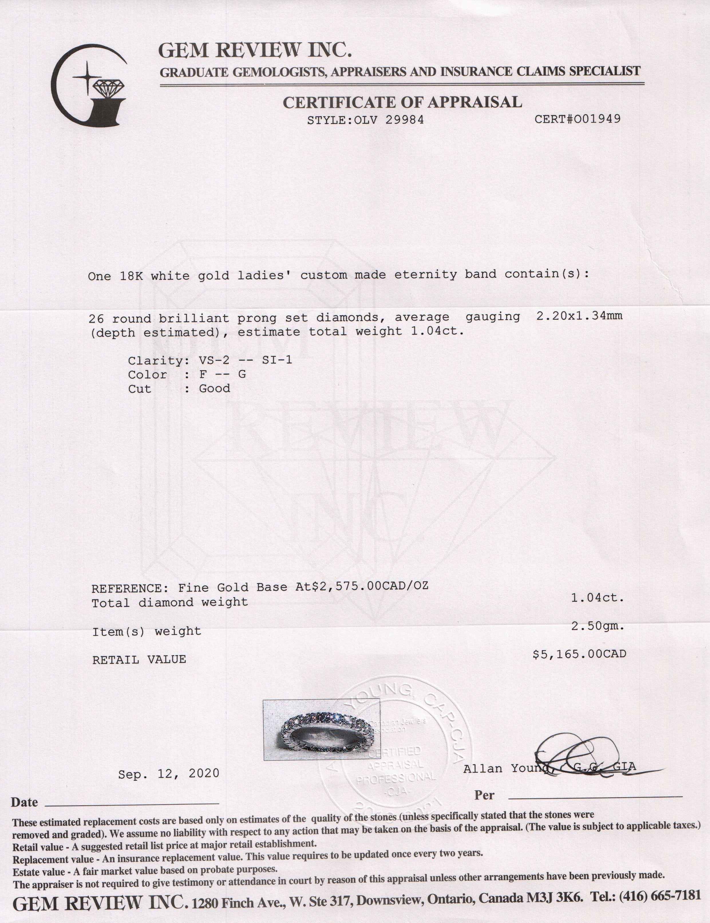 Diamond Eternity Band Ring