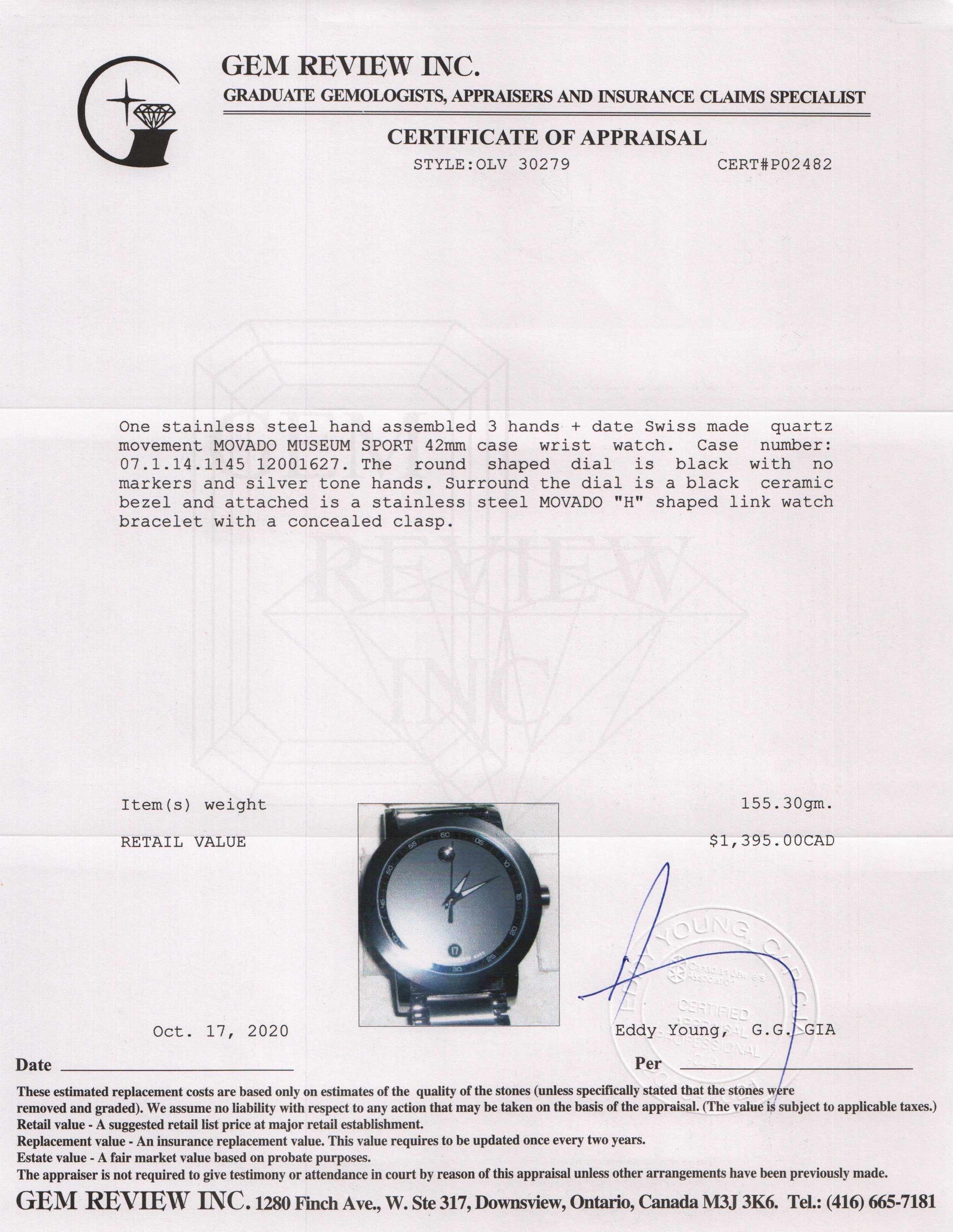 Movado Museum Sport Watch